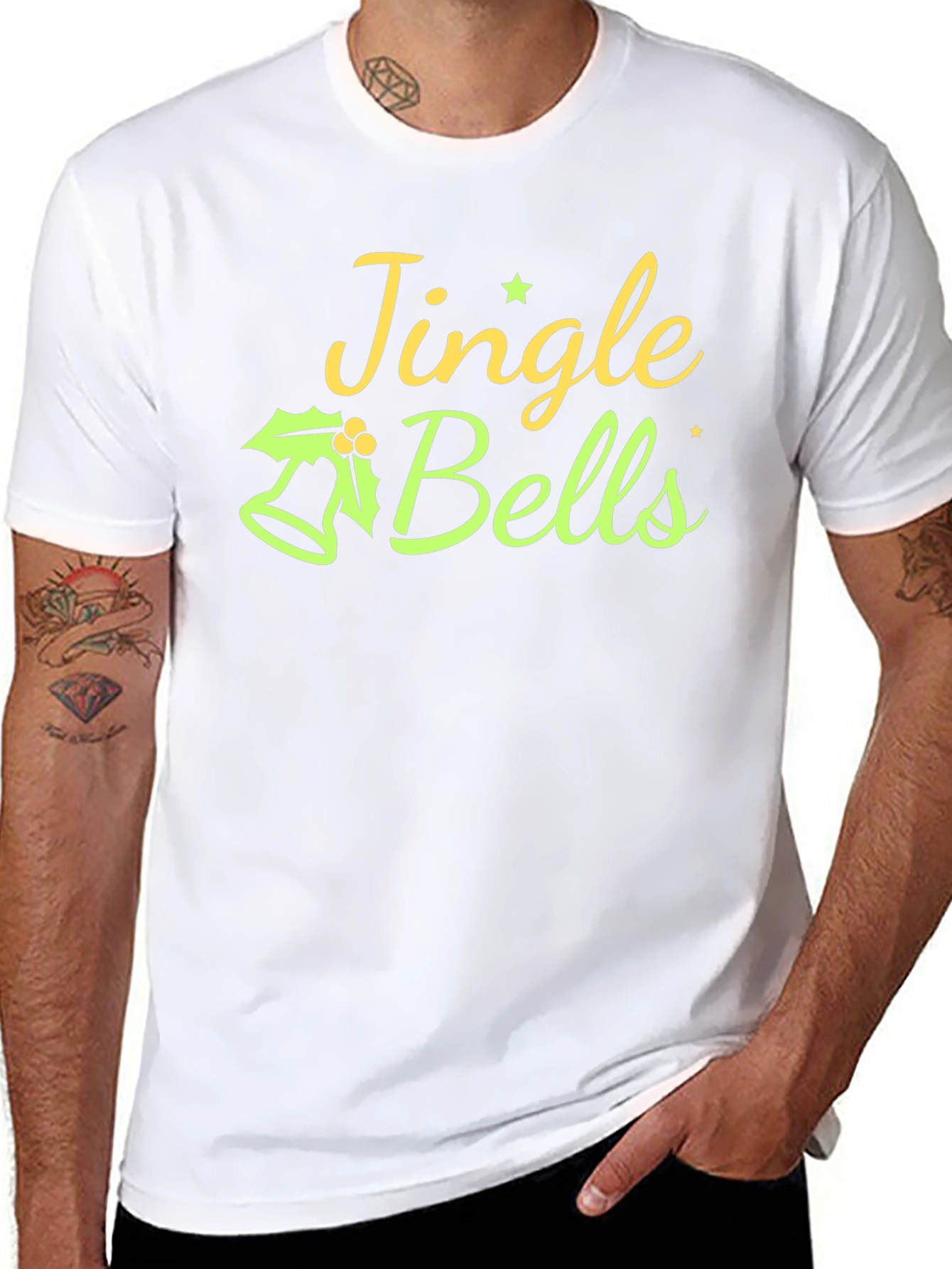 Jingle Bells Graphic Tee - Holiday Cheer!