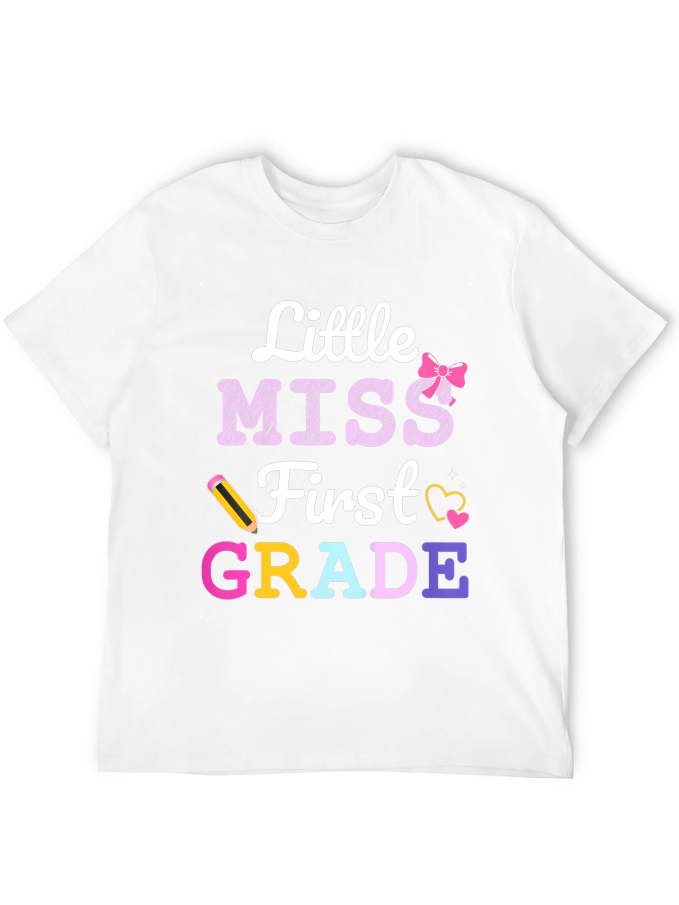 Little Miss First Grade T-Shirt - Back to School