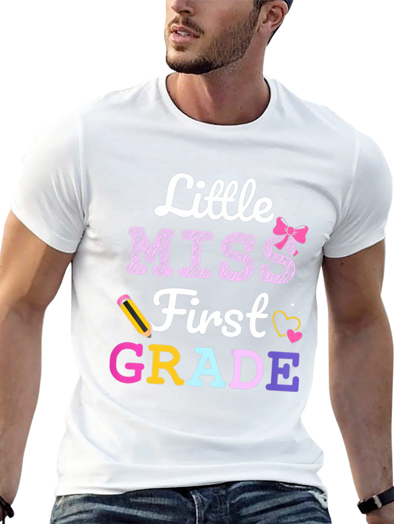 Little Miss First Grade T-Shirt - Back to School