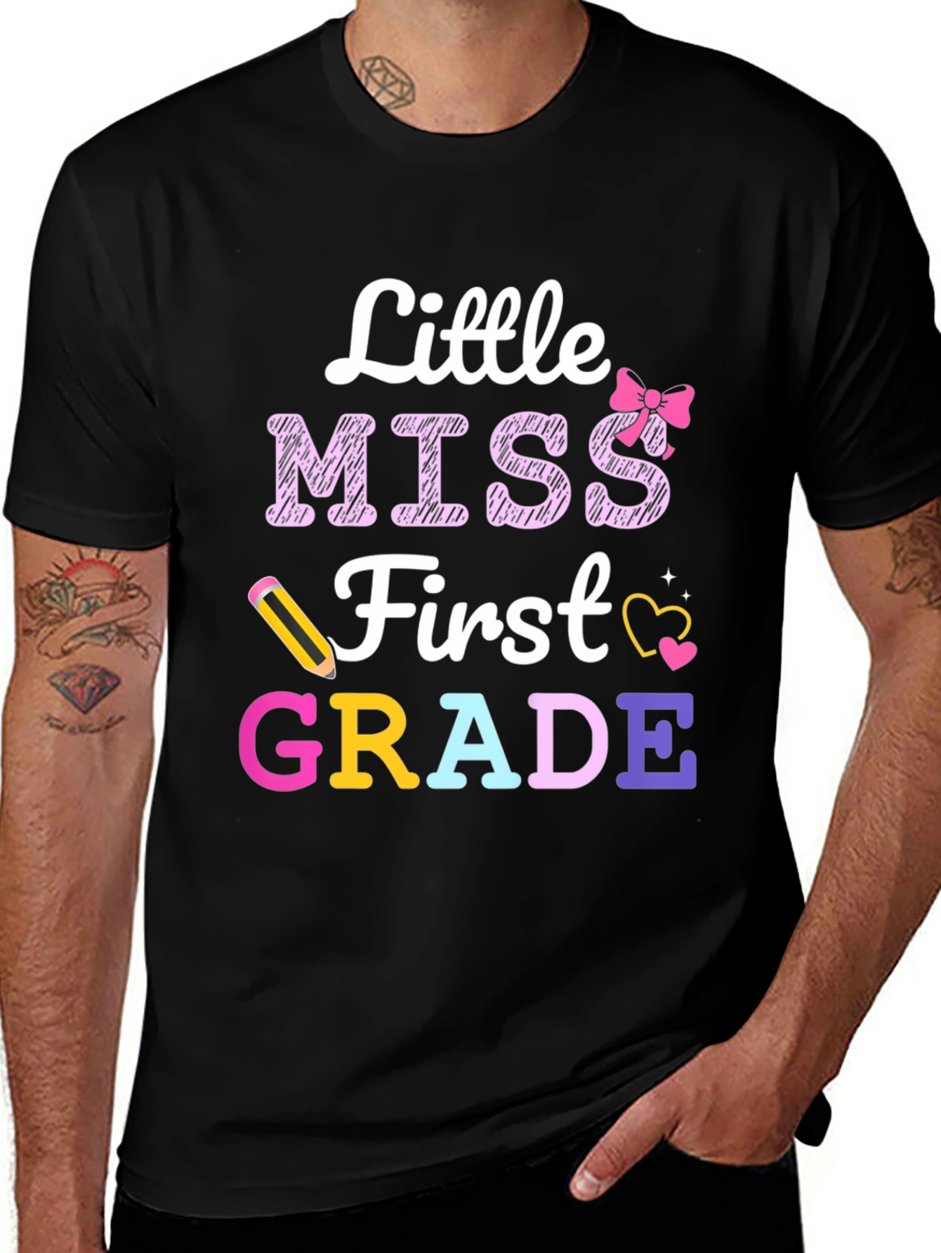 Little Miss First Grade T-Shirt - Back to School