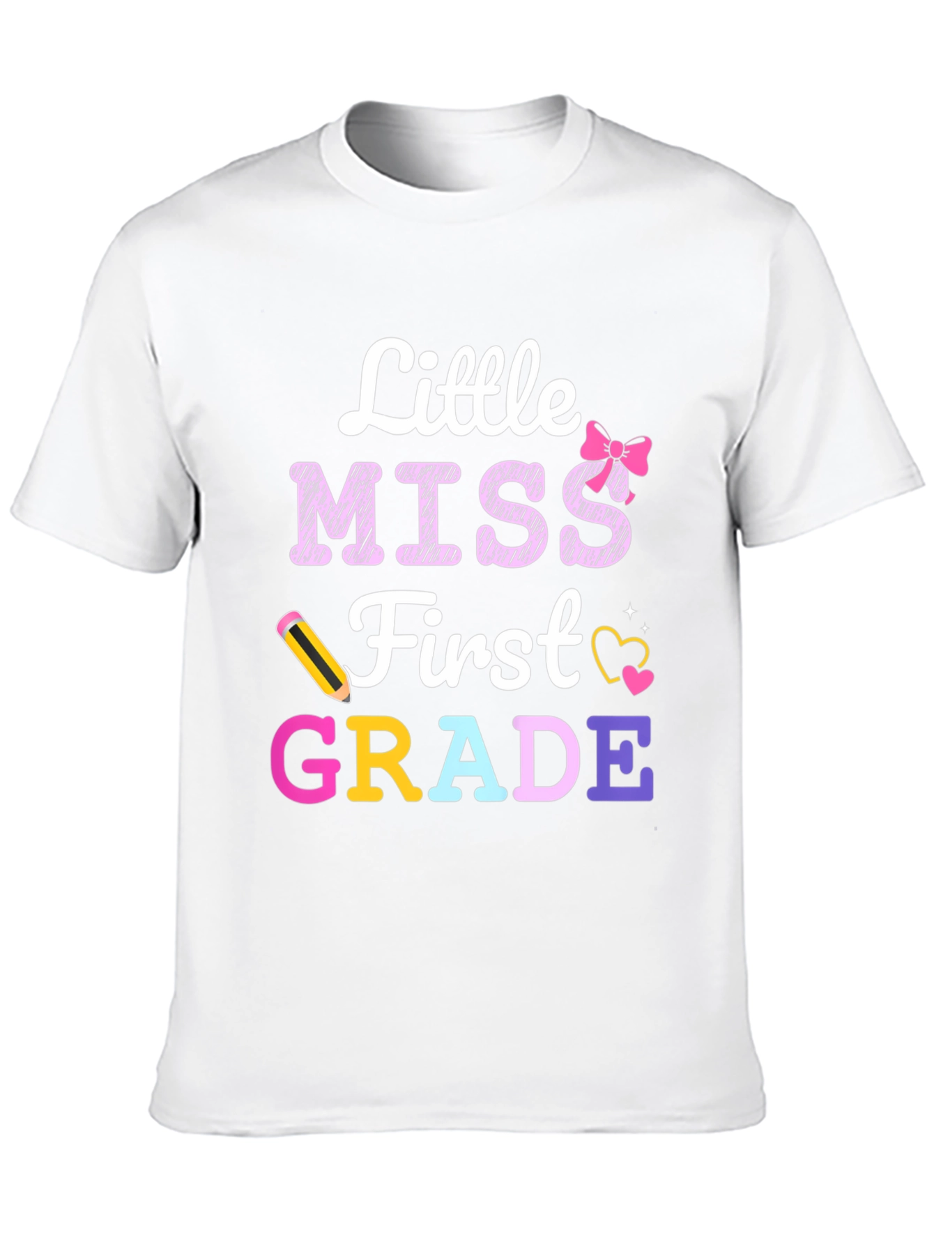 Little Miss First Grade T-Shirt - Back to School