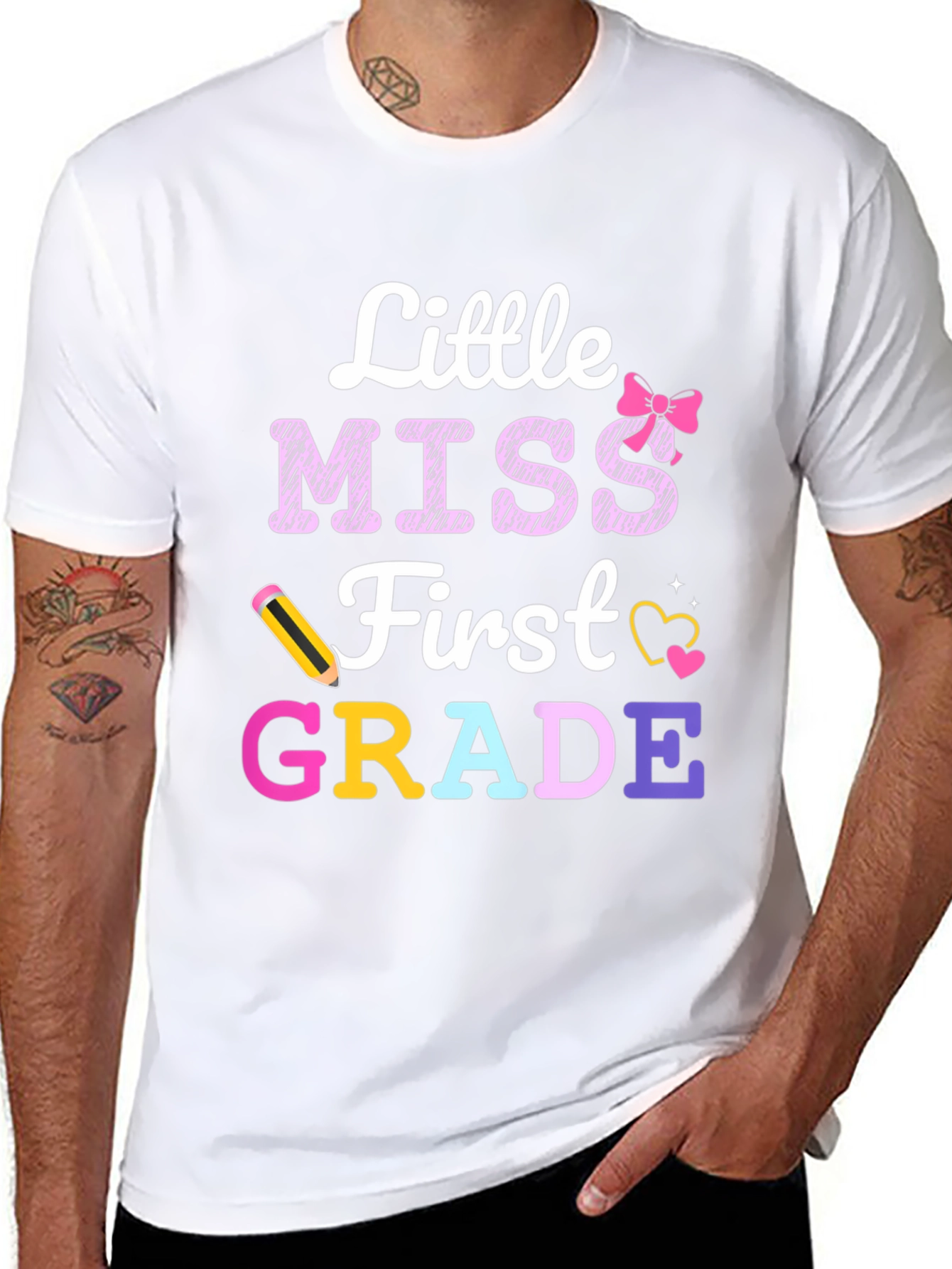Little Miss First Grade T-Shirt - Back to School