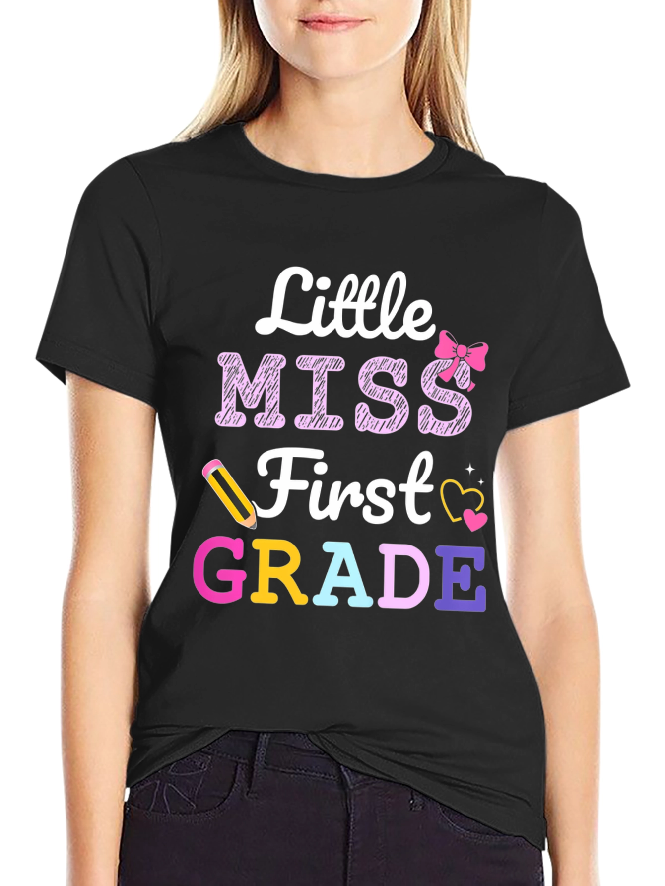 Little Miss First Grade T-Shirt - Back to School