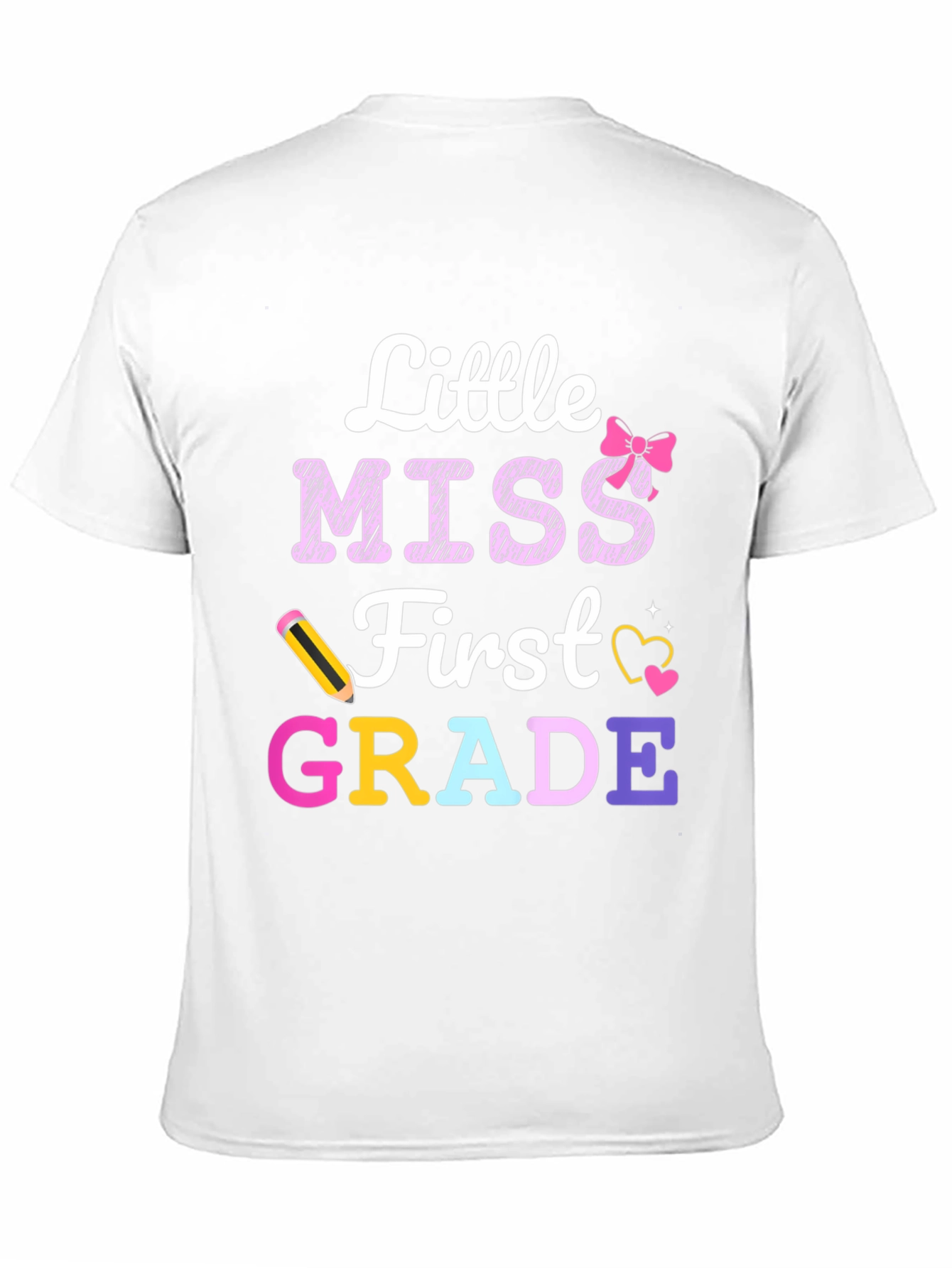Little Miss First Grade T-Shirt - Back to School