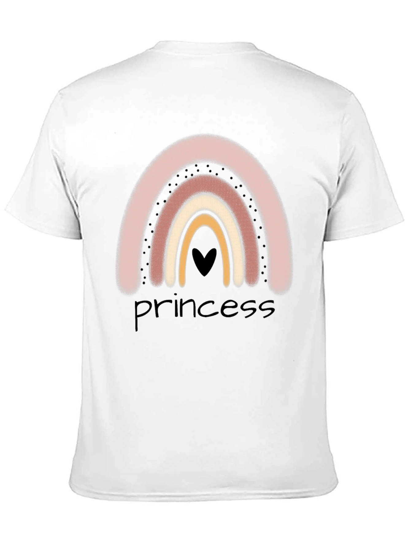 Princess Rainbow Graphic Tee - Trendy Casual Style