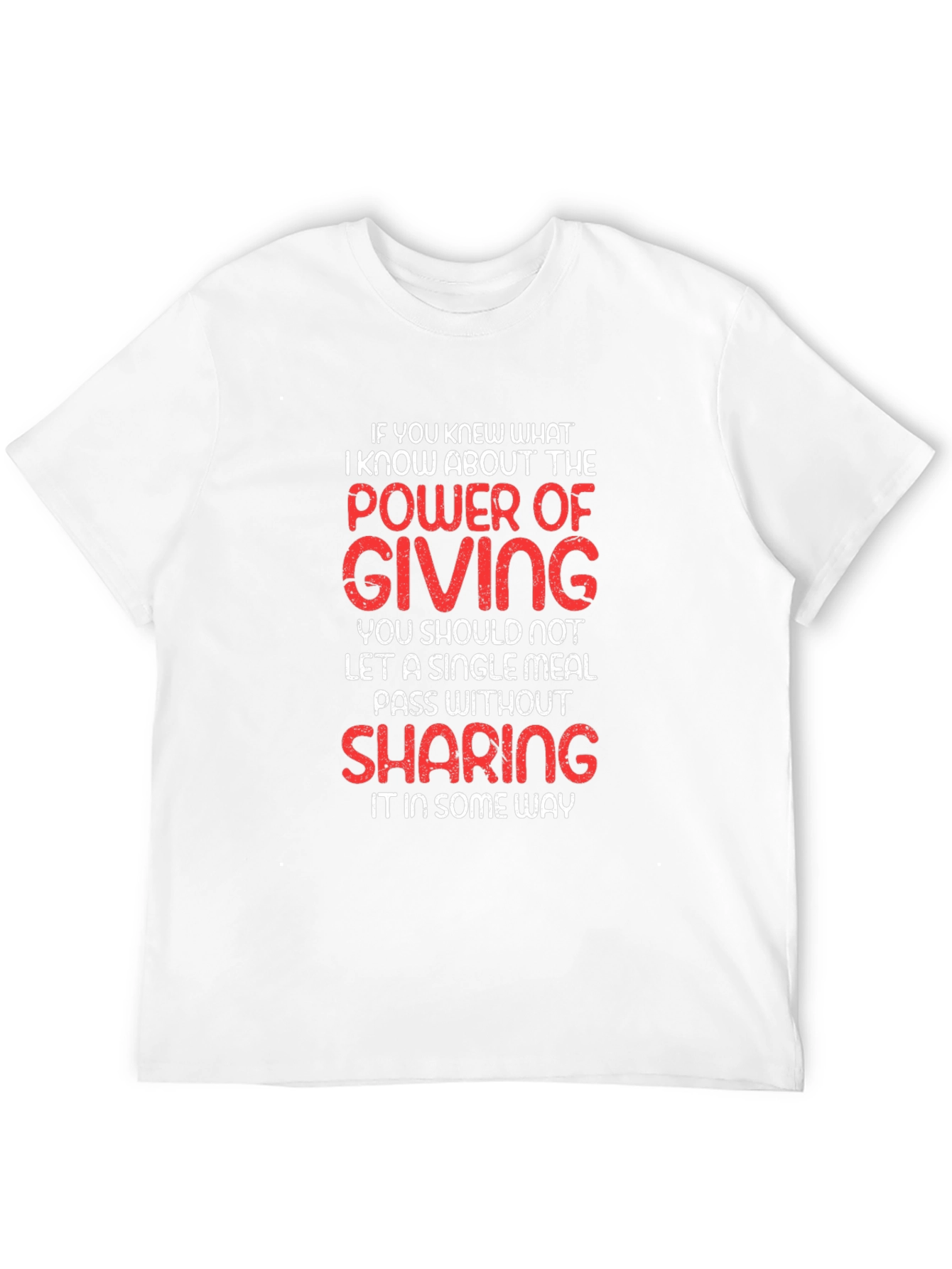 Power of Giving Graphic T-Shirt - Black