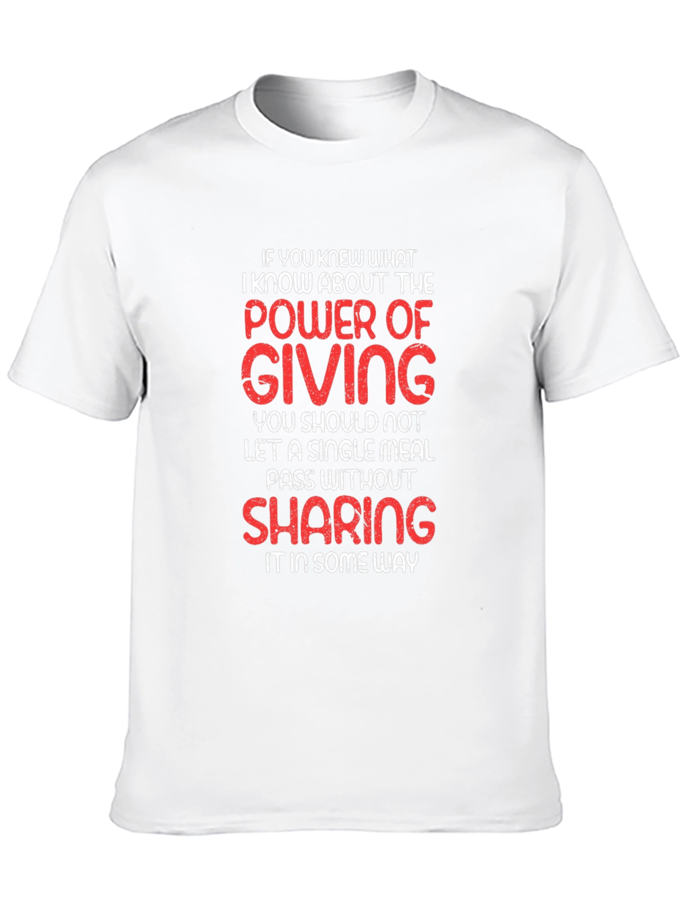 Power of Giving Graphic T-Shirt - Black