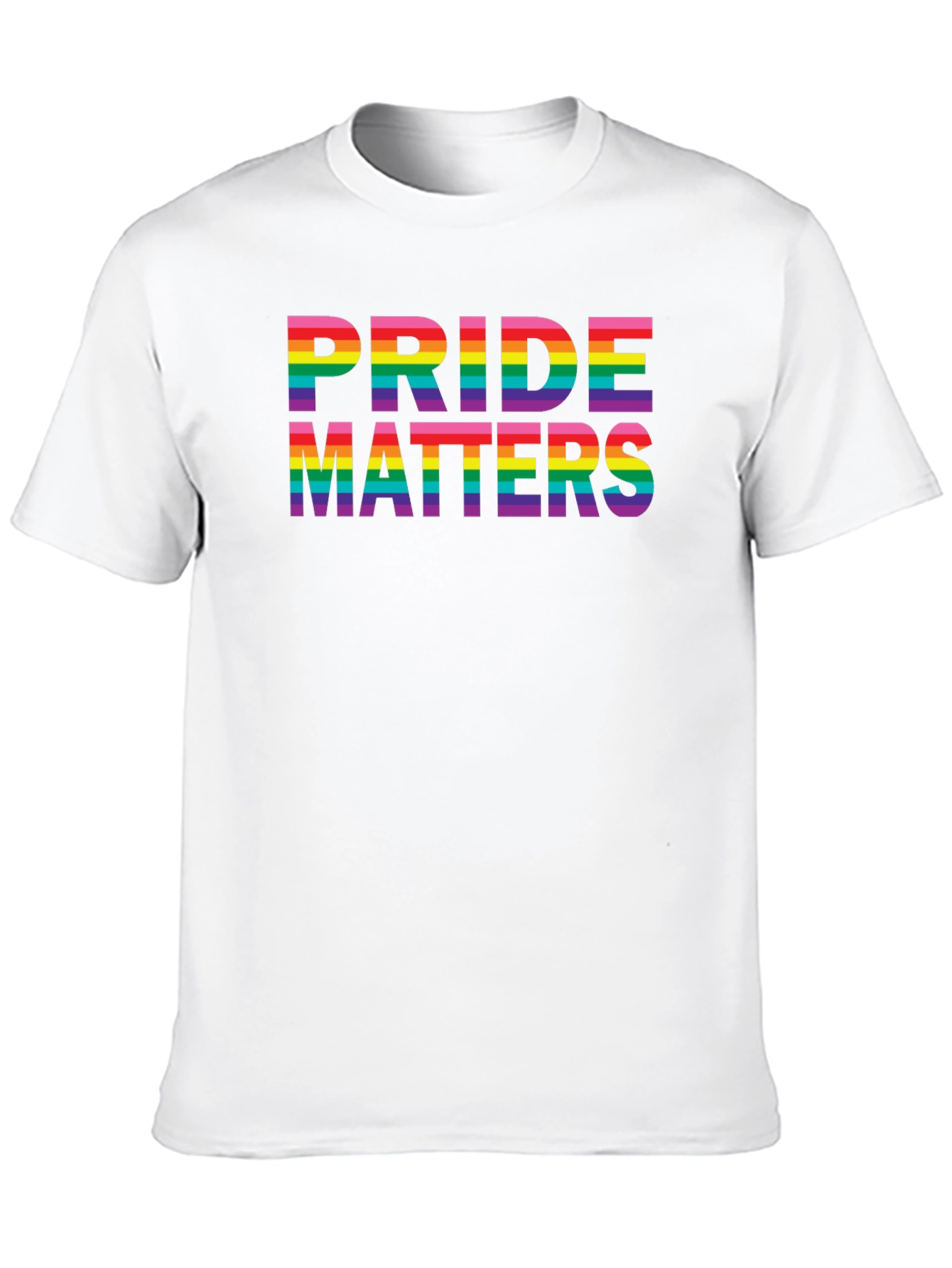 Pride Matters Rainbow Graphic T-Shirt