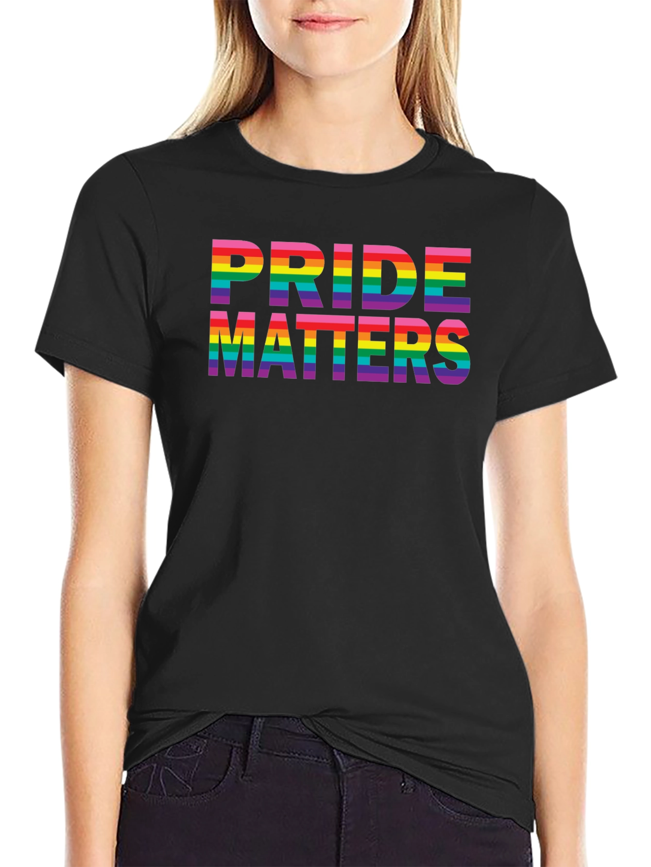 Pride Matters Rainbow Graphic T-Shirt