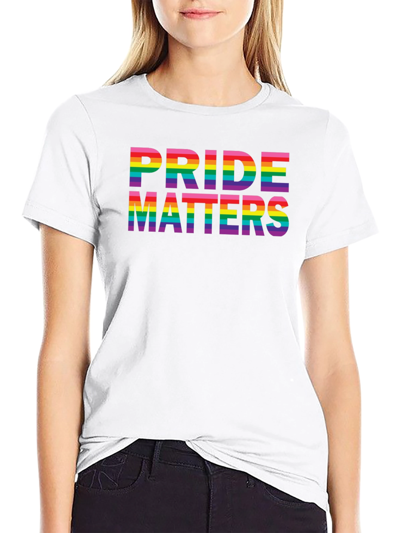 Pride Matters Rainbow Graphic T-Shirt