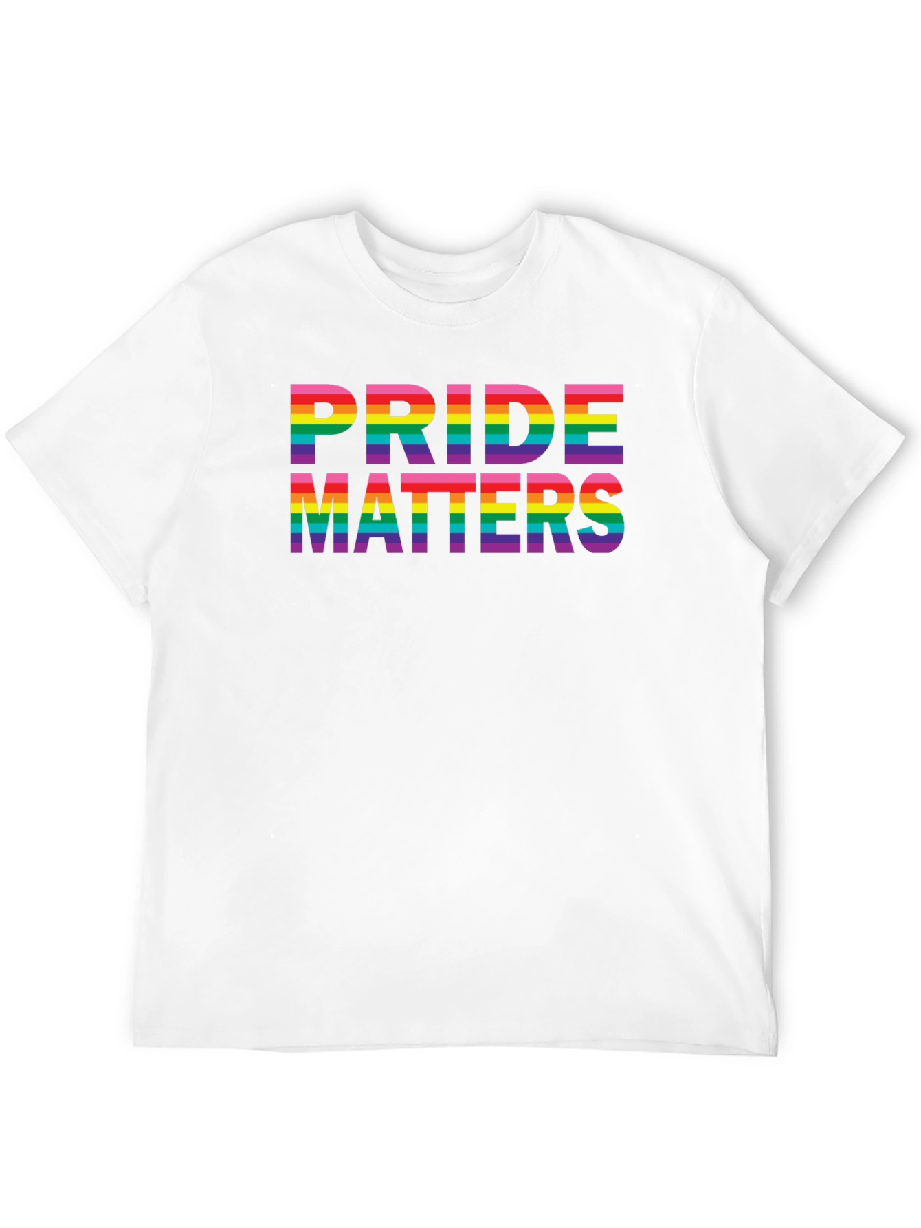 Pride Matters Rainbow Graphic T-Shirt