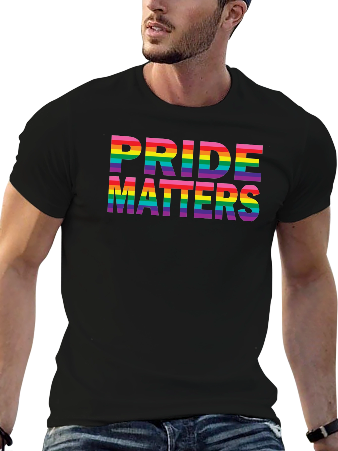 Pride Matters Rainbow Graphic T-Shirt