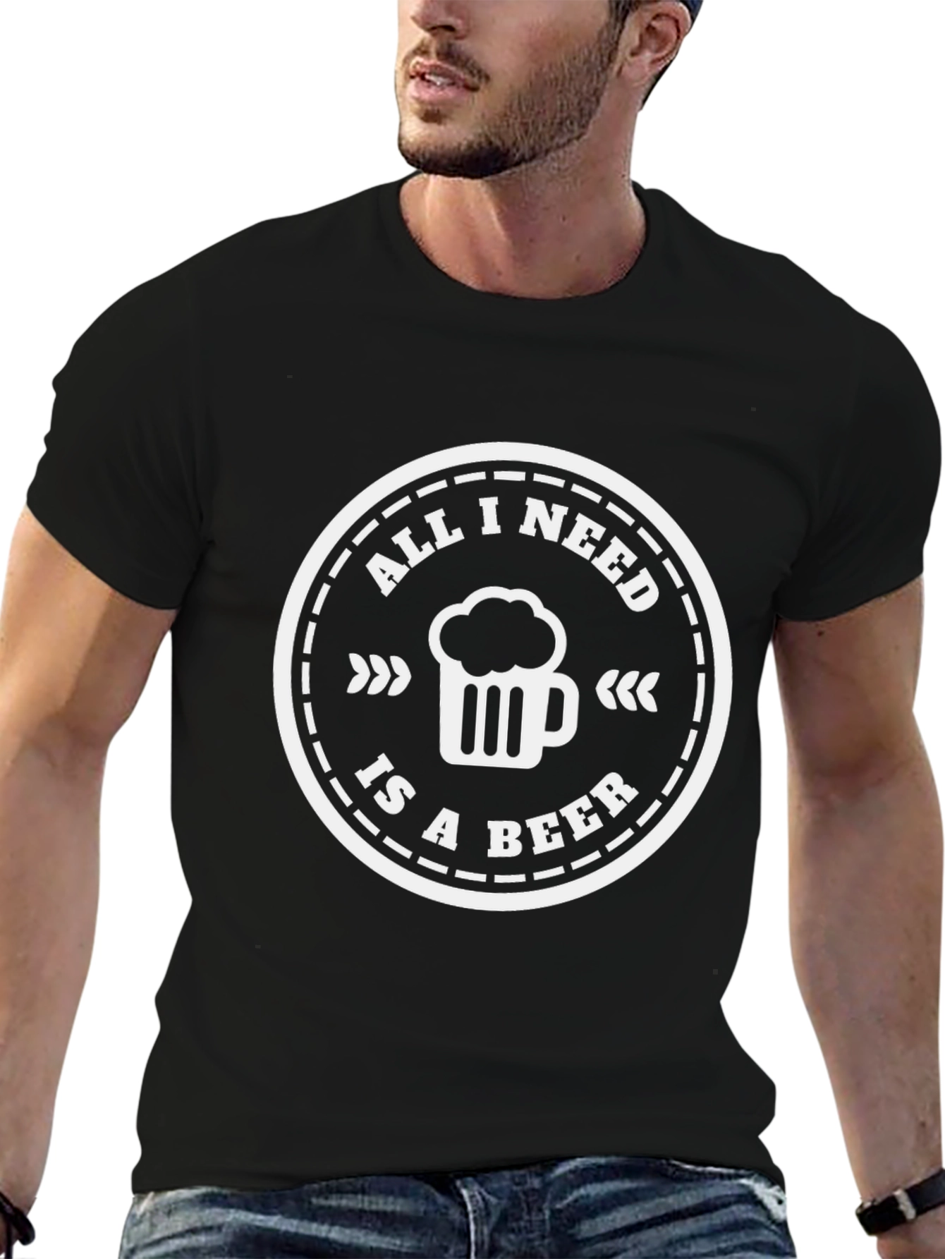 All I Need Is A Beer Graphic Tee