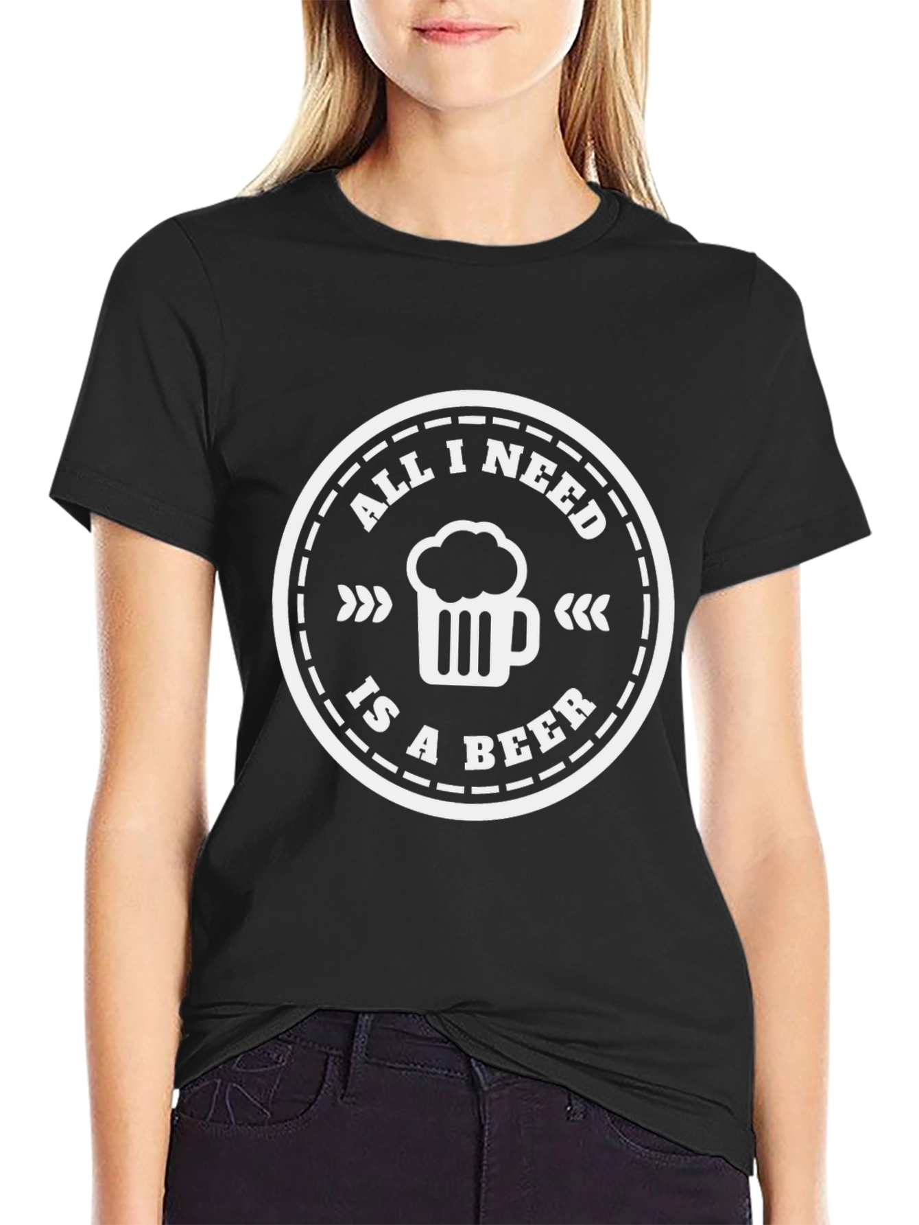 All I Need Is A Beer Graphic Tee