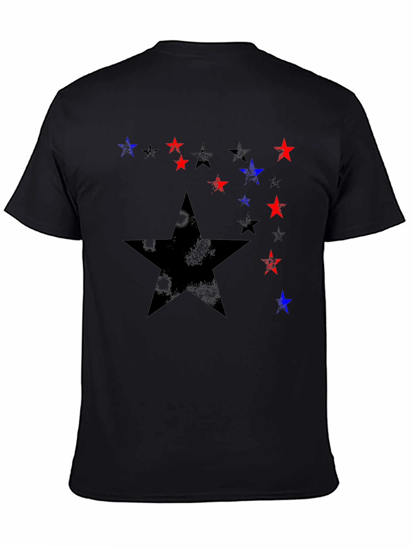 Starry Graphic Black T-Shirt