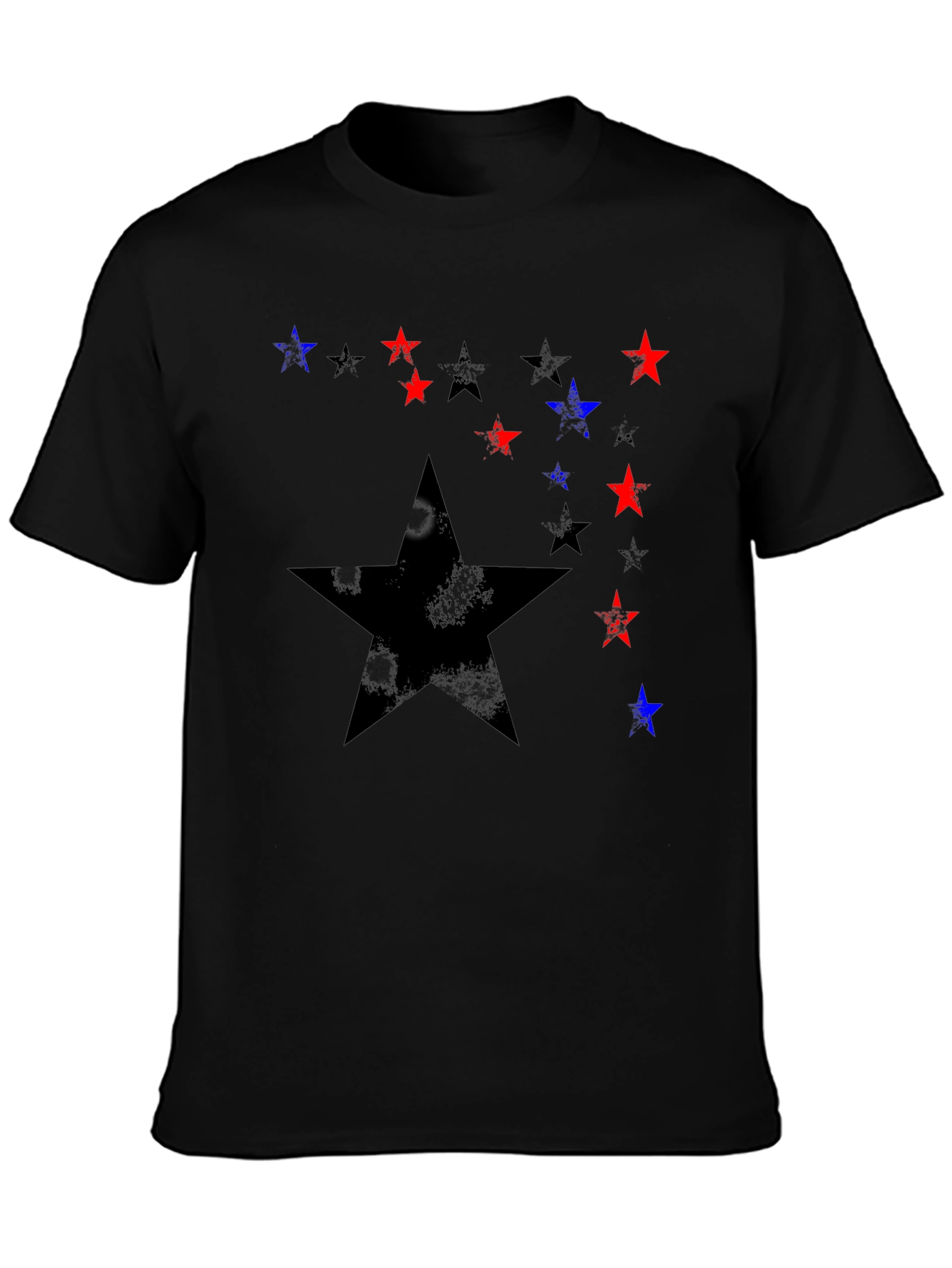 Starry Graphic Black T-Shirt