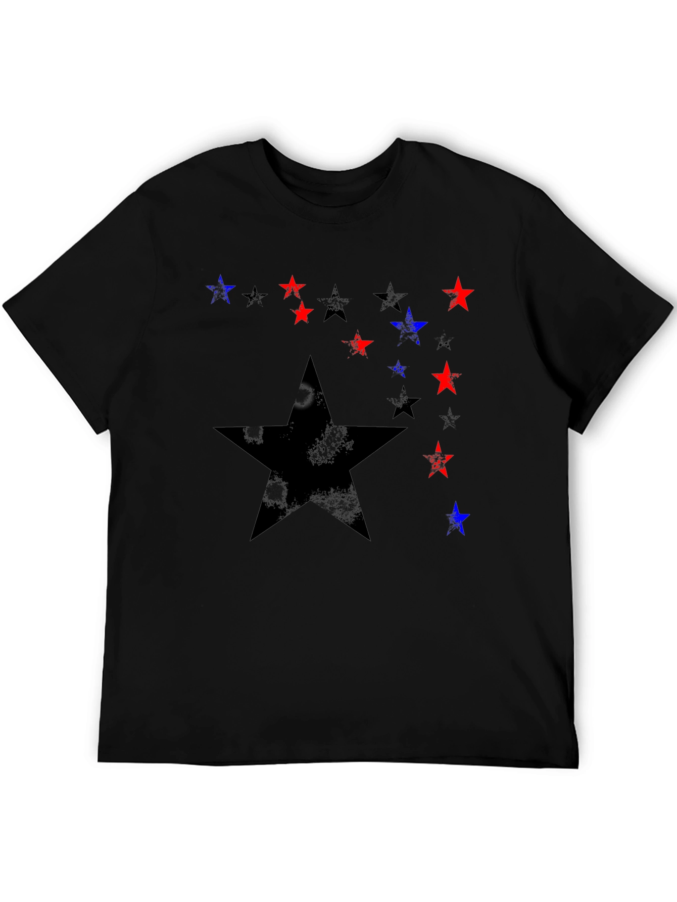 Starry Graphic Black T-Shirt