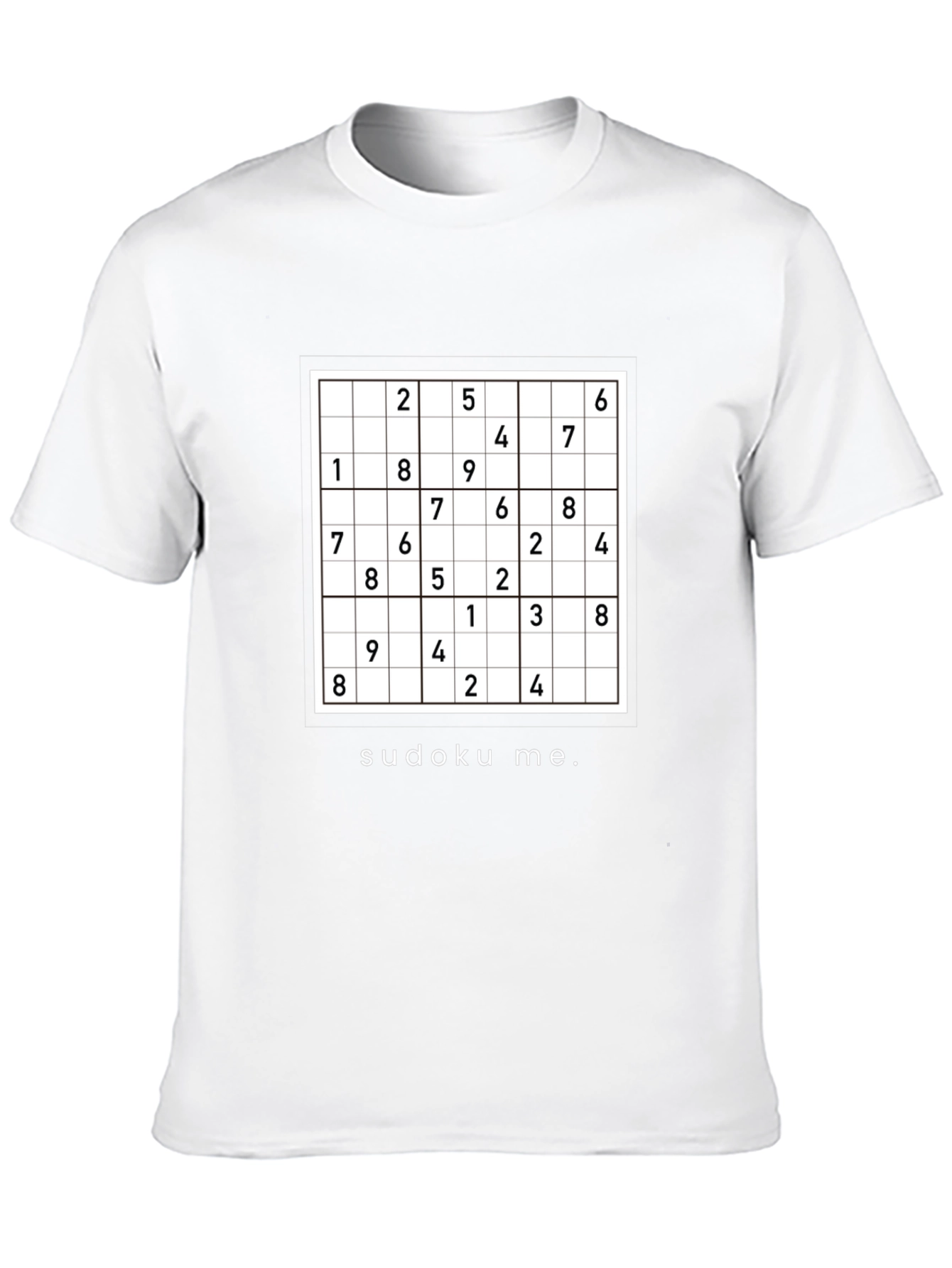 Sudoku Puzzle T-Shirt - Solve in Style!