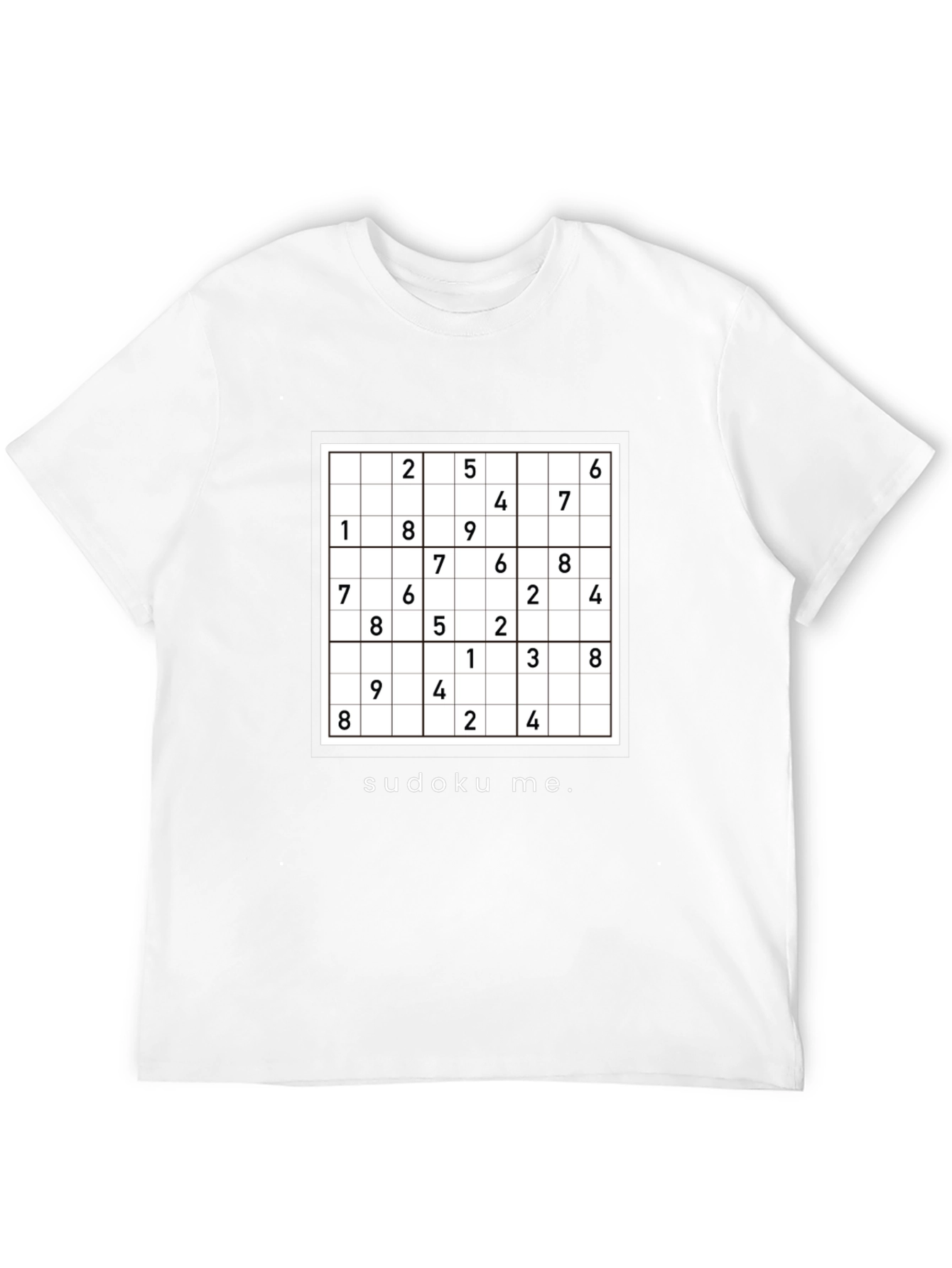 Sudoku Puzzle T-Shirt - Solve in Style!