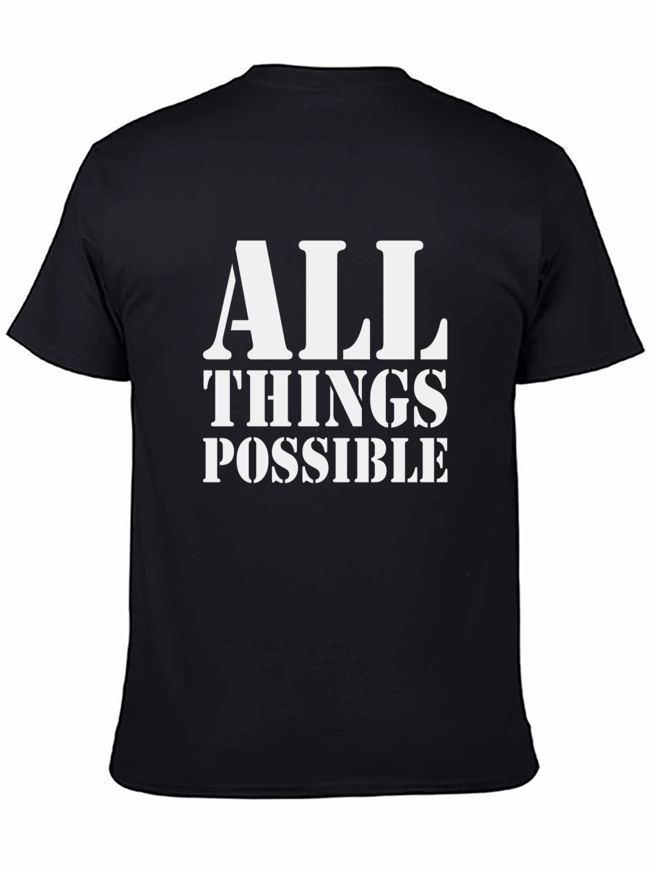 All Things Possible Graphic Tee - Black