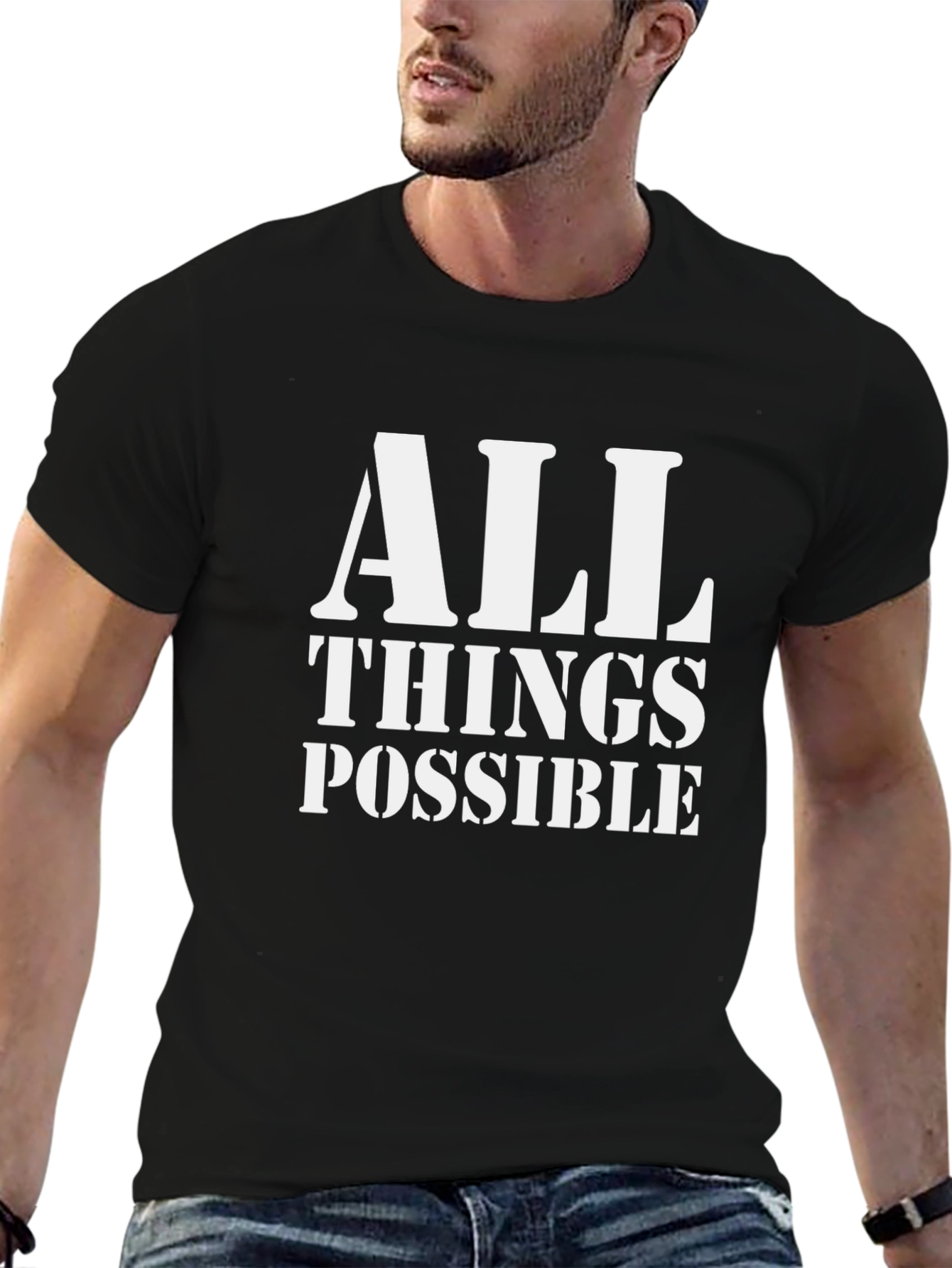 All Things Possible Graphic Tee - Black