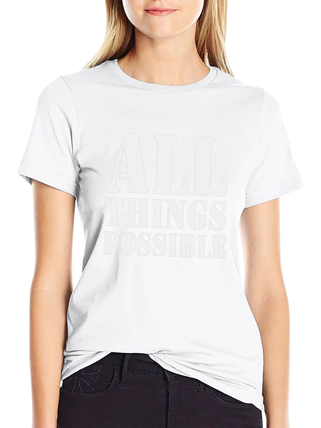 All Things Possible Graphic Tee - Black