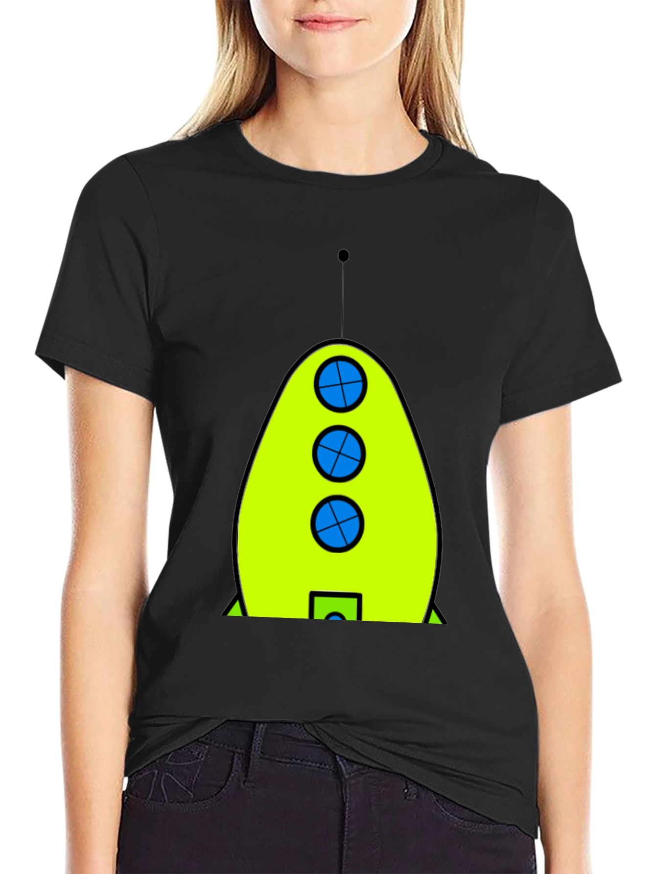 Retro Rocket T-Shirt - Graphic Tee