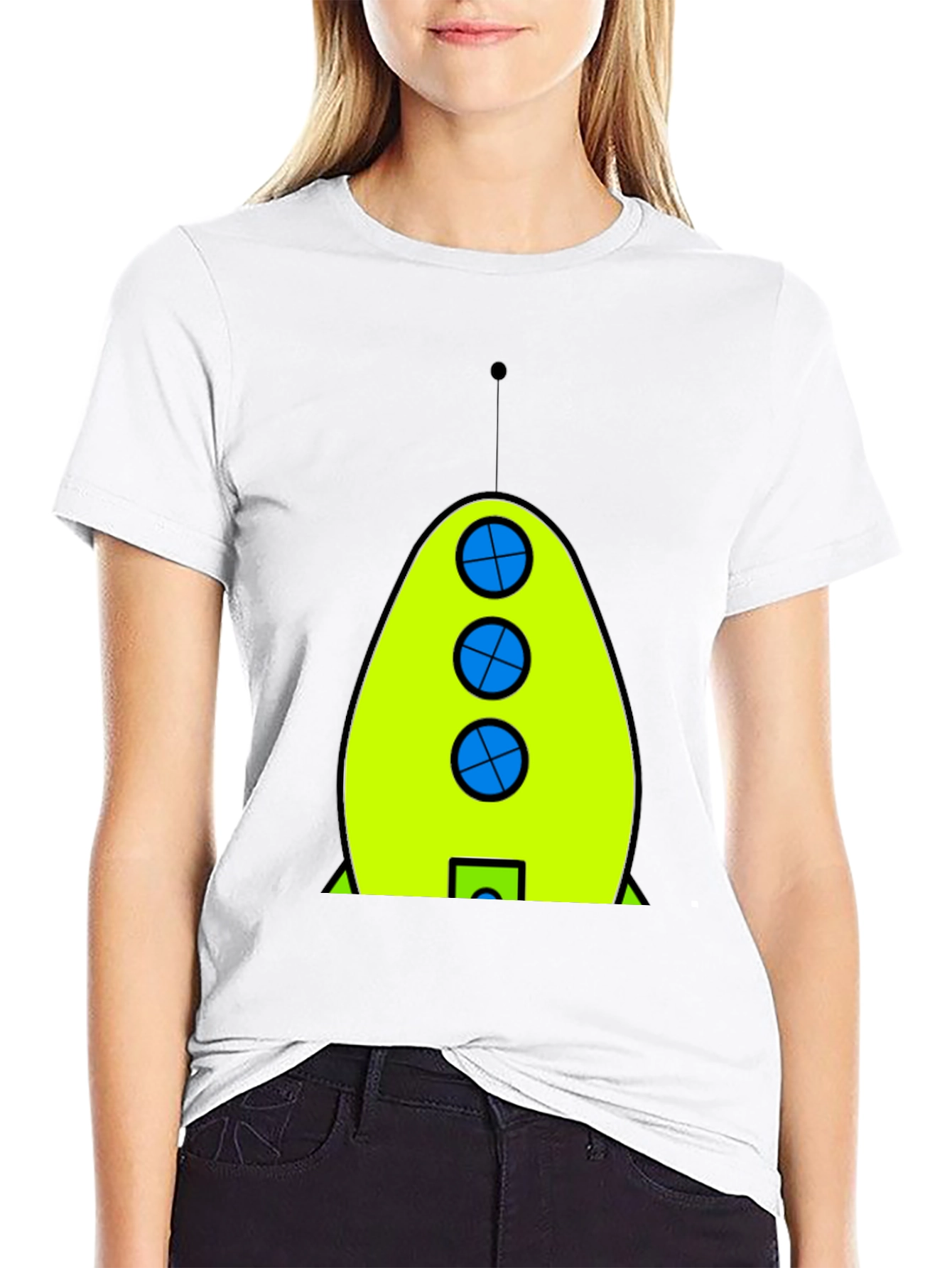 Retro Rocket T-Shirt - Graphic Tee