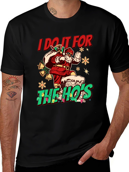 Funny I Do It For The Hos Santa Christmas T-Shirt