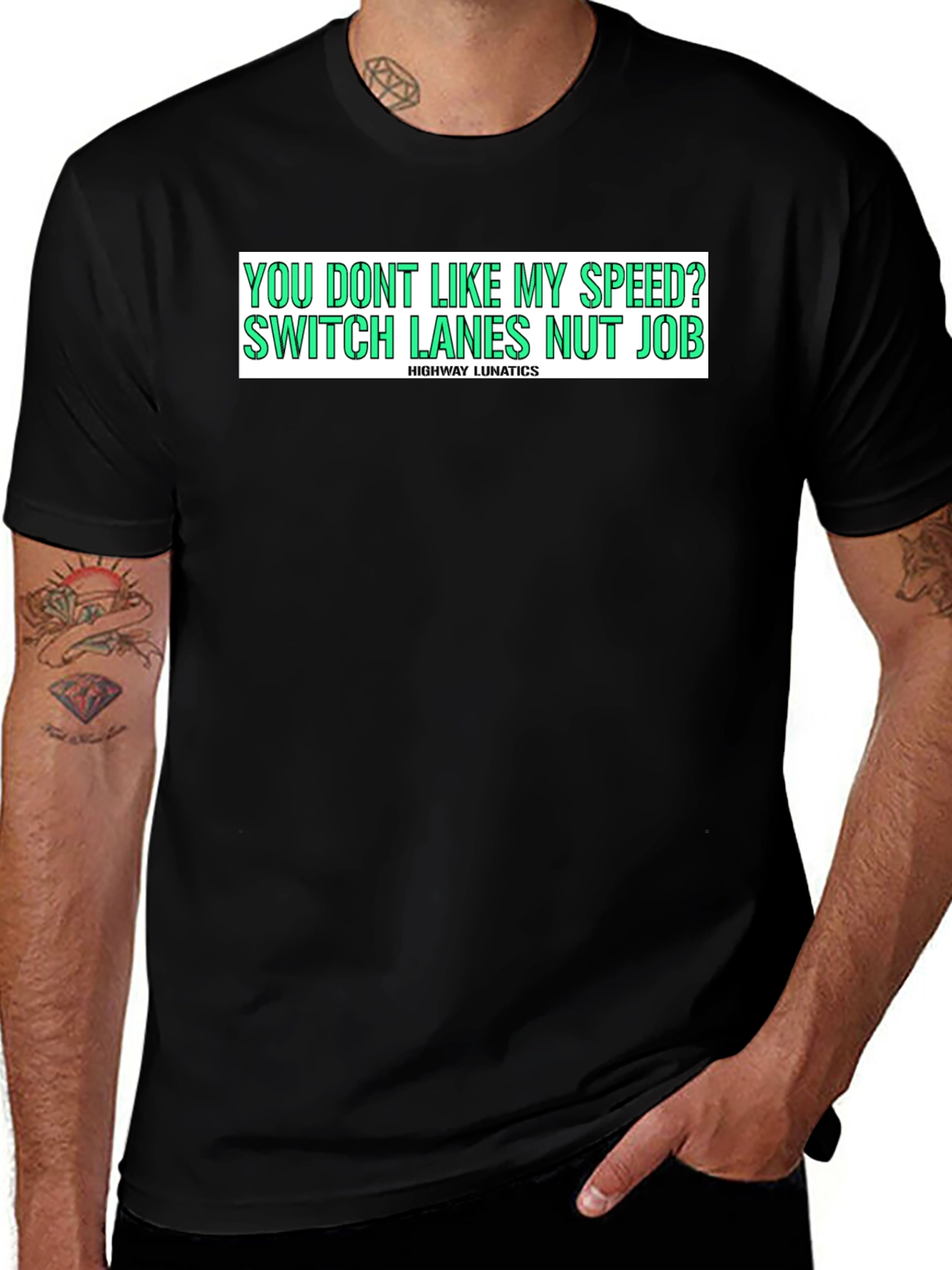 Highway Lunatics Graphic Tee - Speed Humor