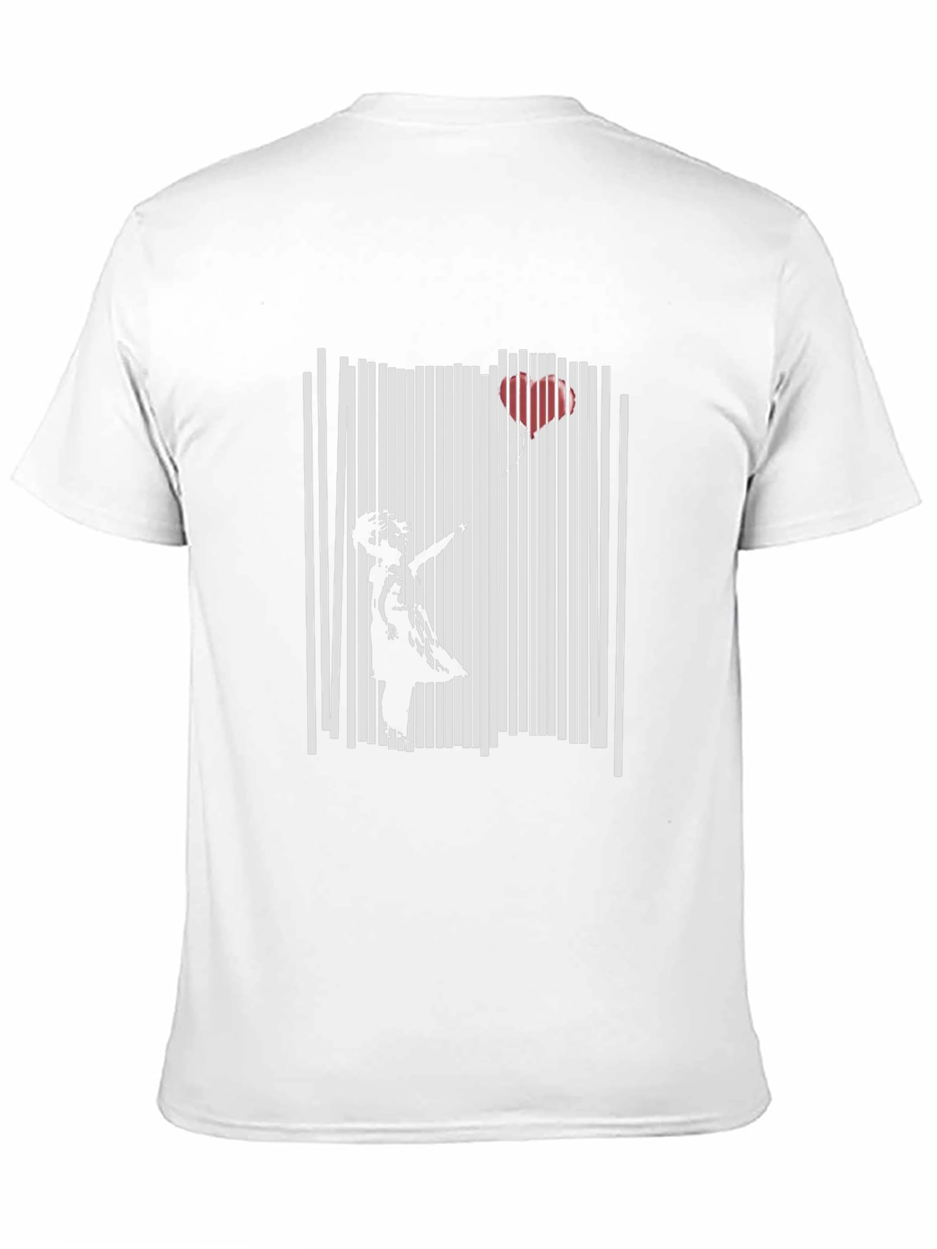 Banksy Girl with Balloon Black T-Shirt