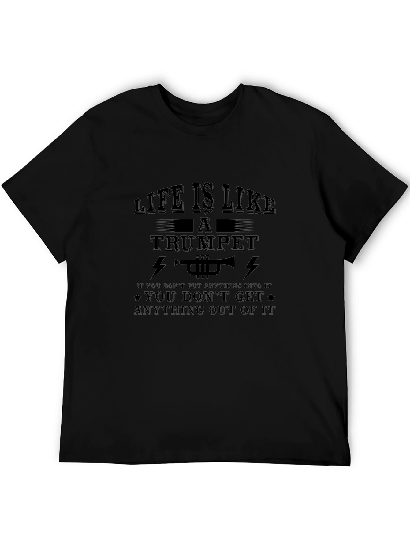 Life is Like a Trumpet Graphic T-Shirt