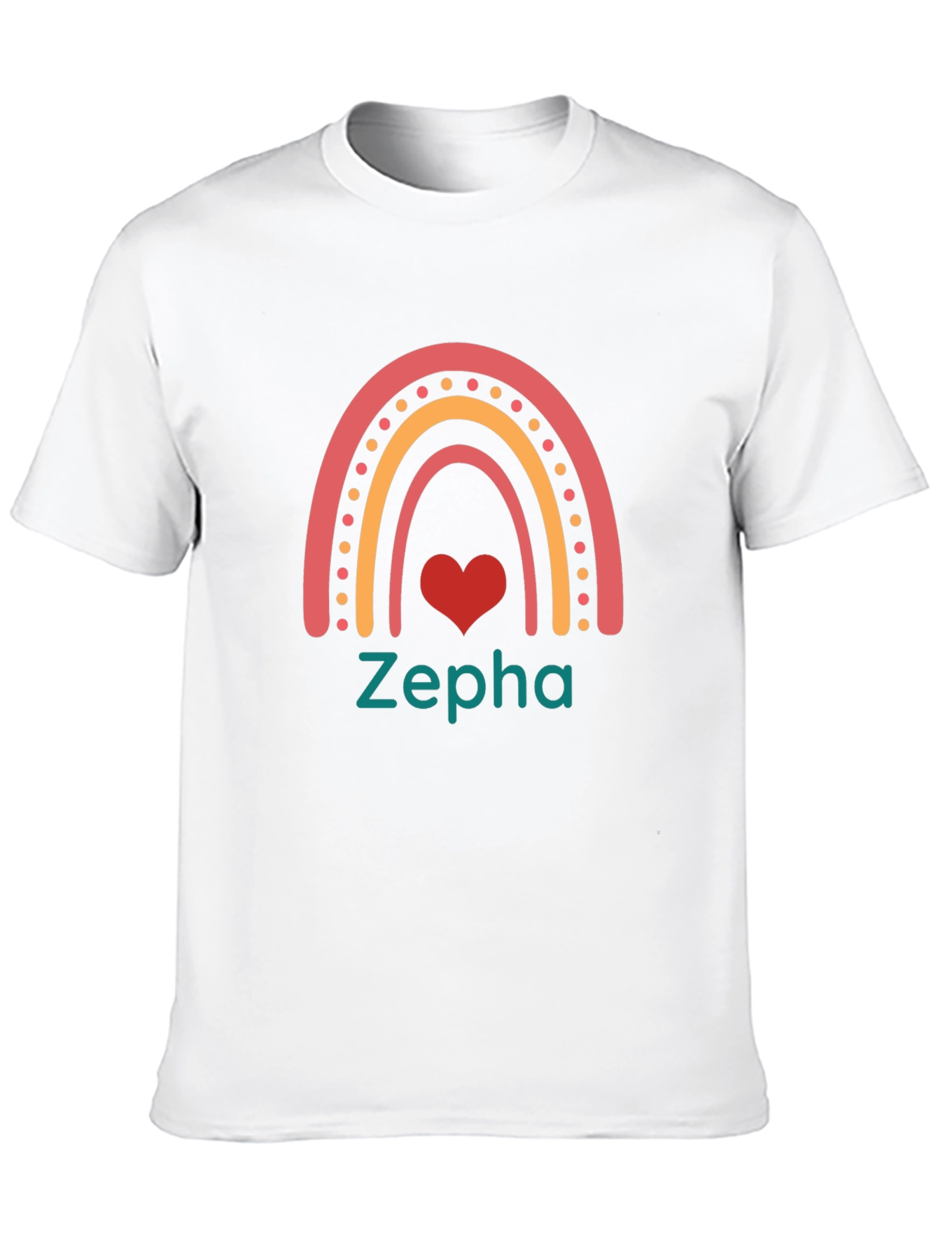 Zepha Rainbow Heart T-Shirt