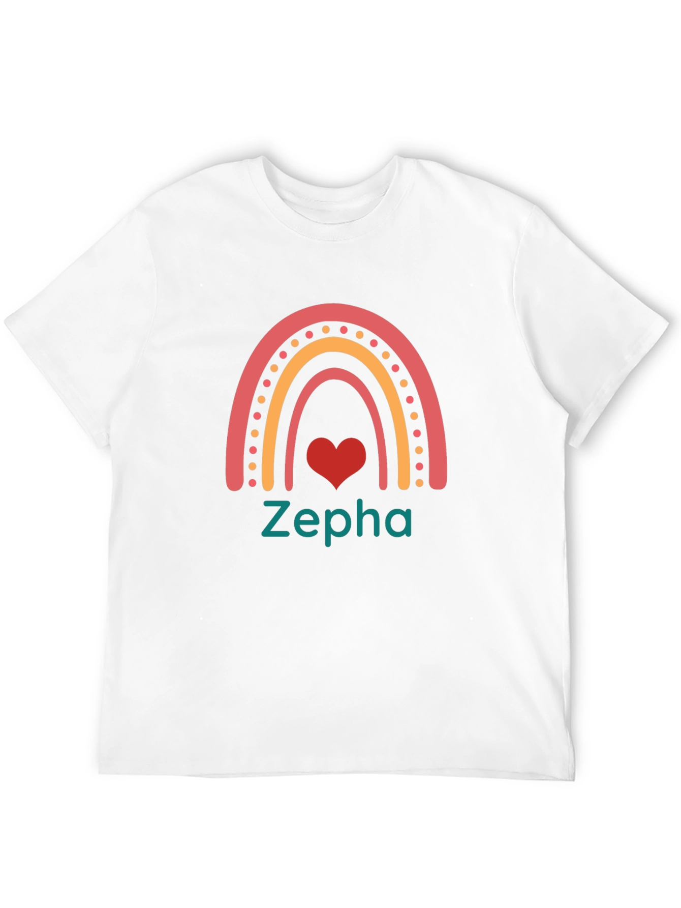 Zepha Rainbow Heart T-Shirt