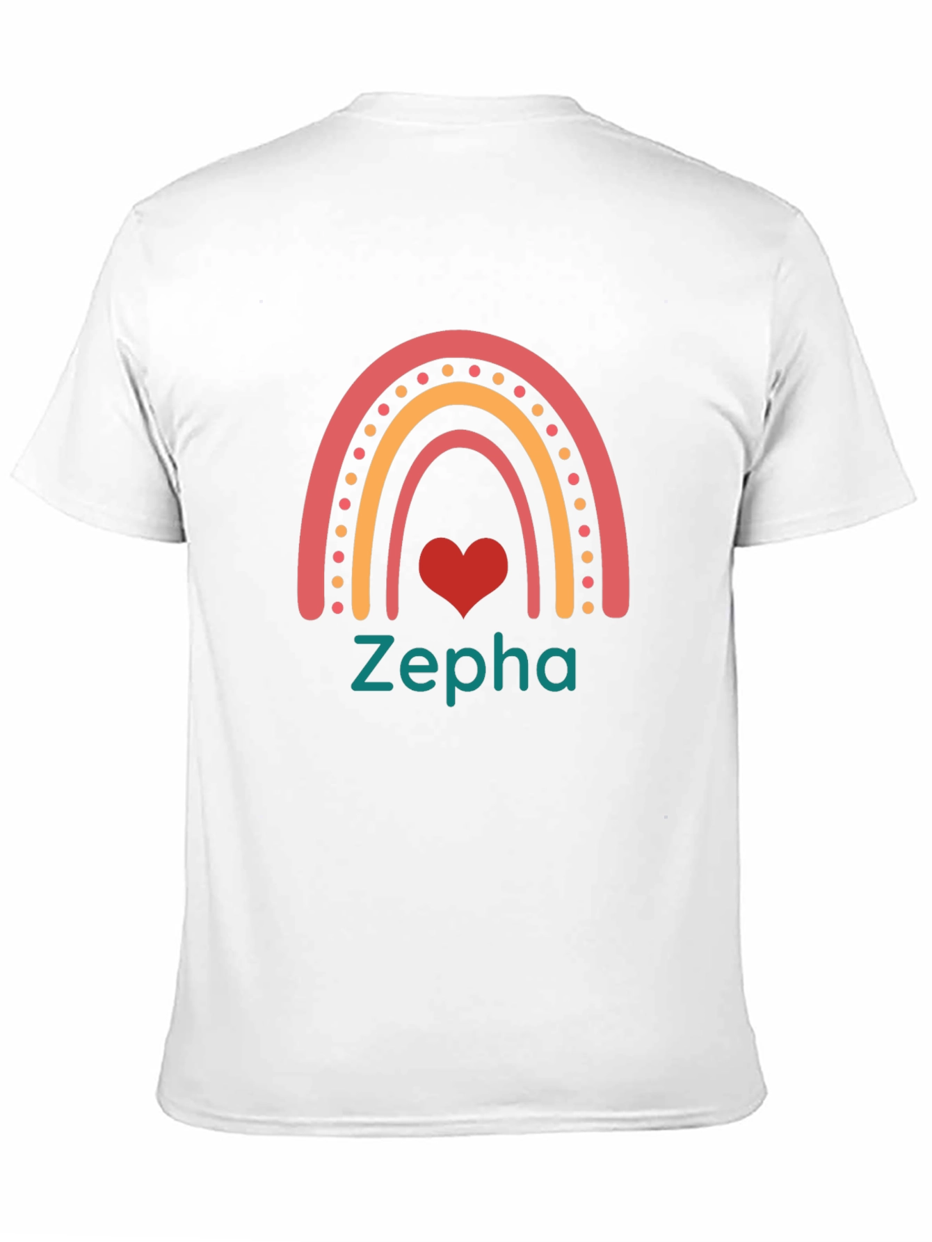 Zepha Rainbow Heart T-Shirt