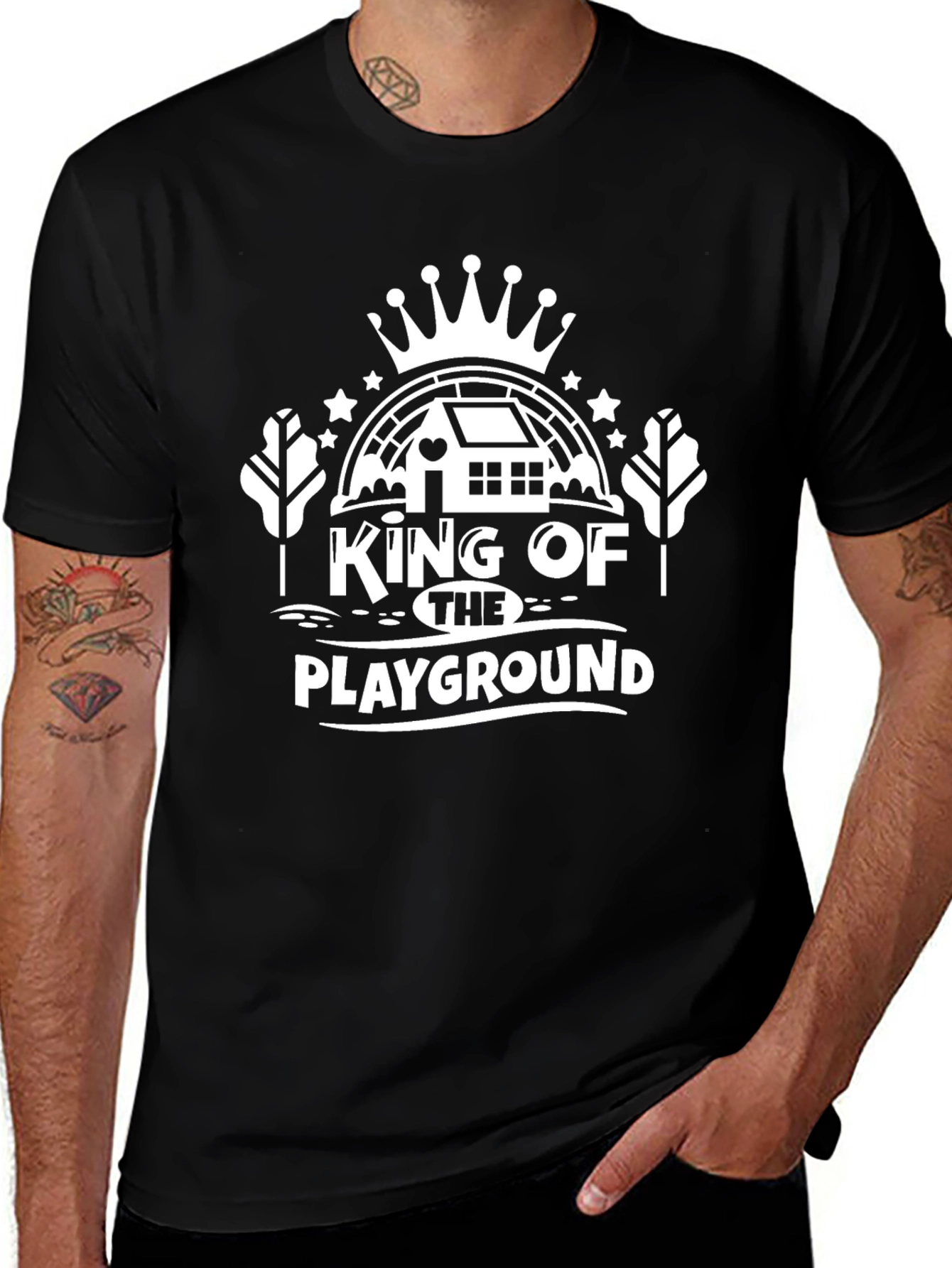 King of the Playground Graphic Tee - Black