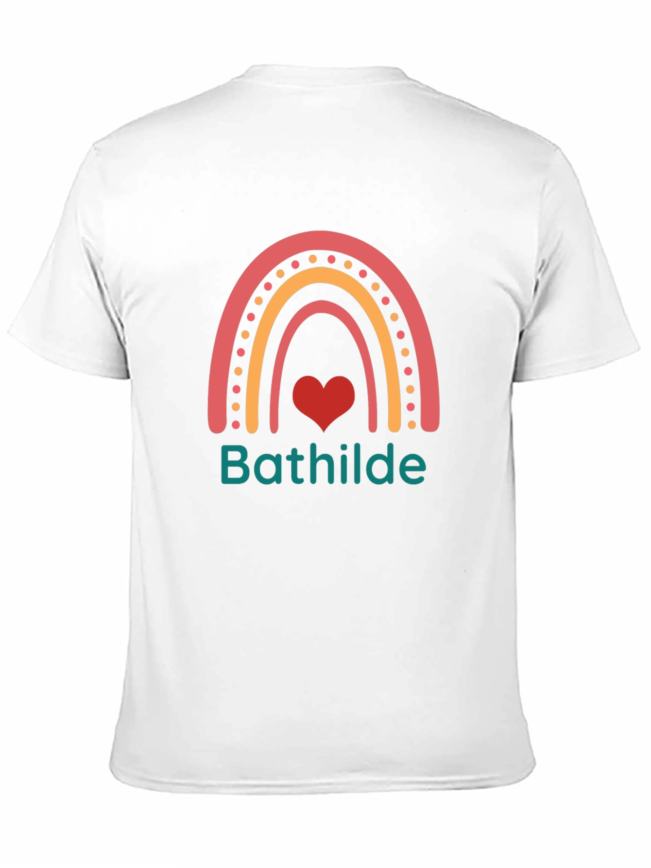 Rainbow Heart T-Shirt - Bathilde