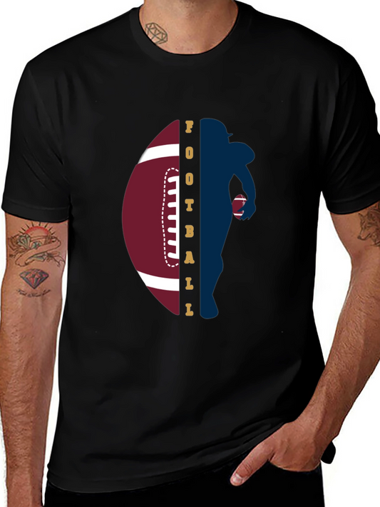 Football Player Graphic T-Shirt