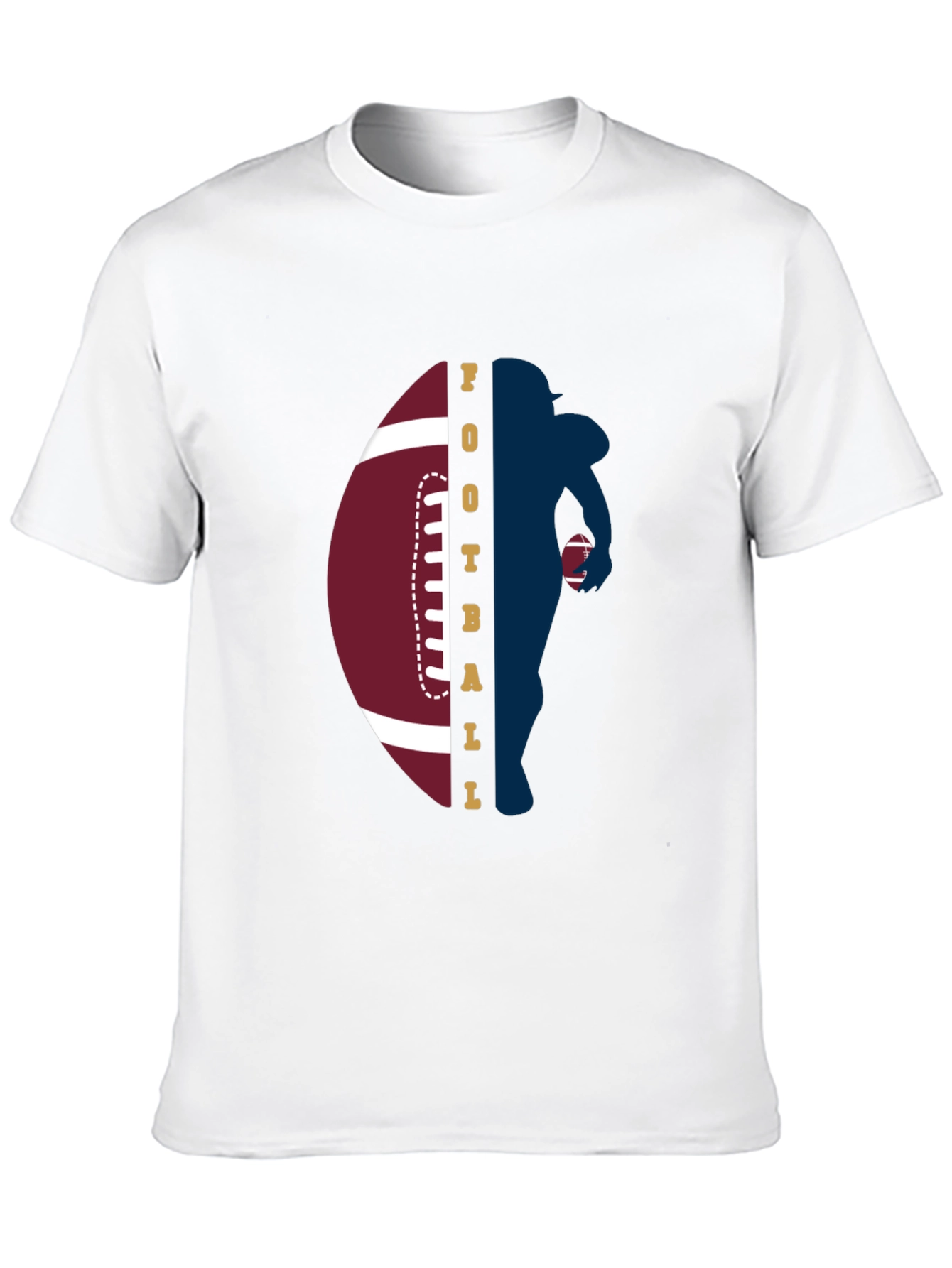 Football Player Graphic T-Shirt
