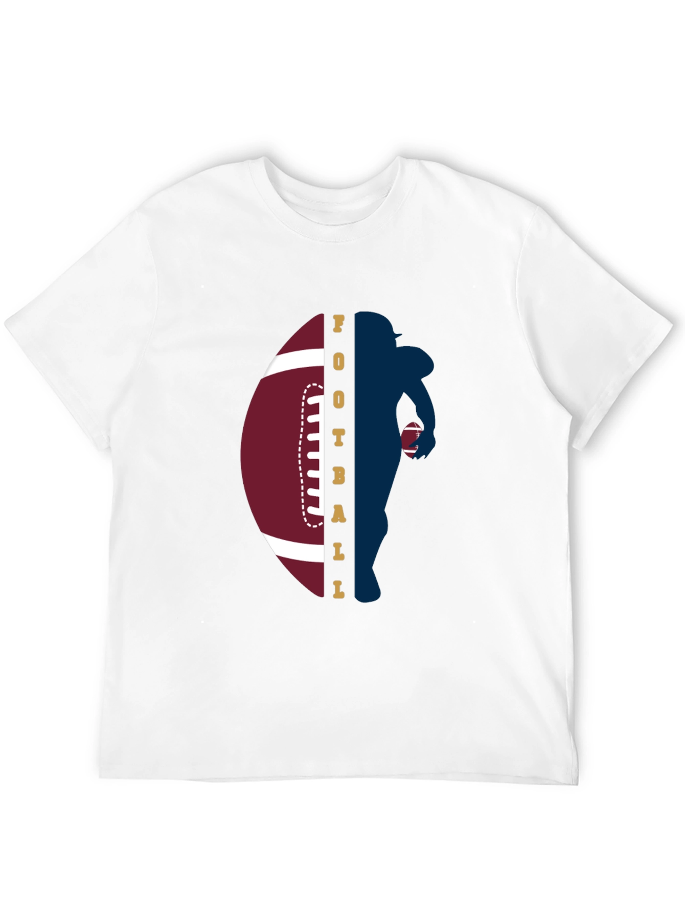 Football Player Graphic T-Shirt