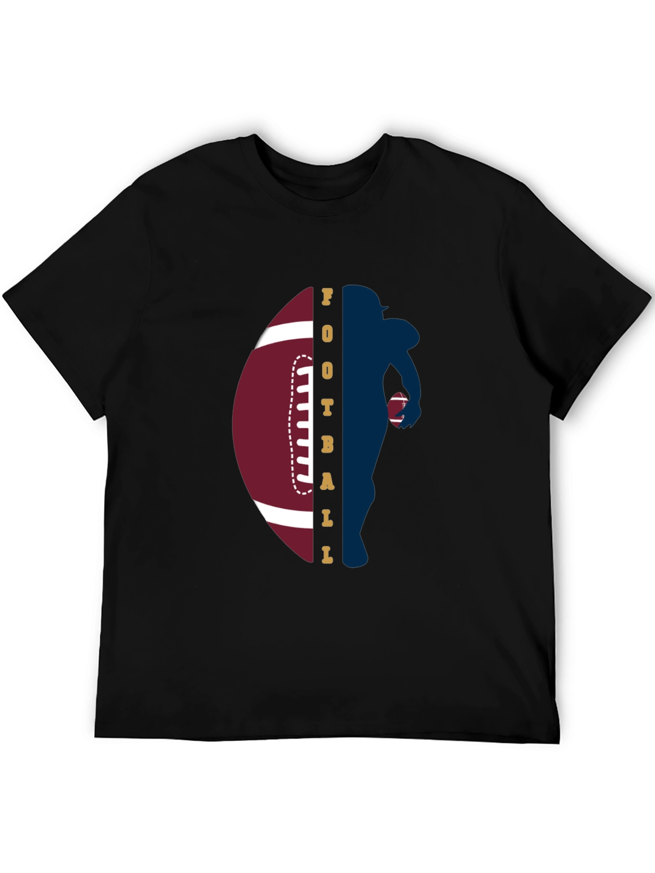 Football Player Graphic T-Shirt