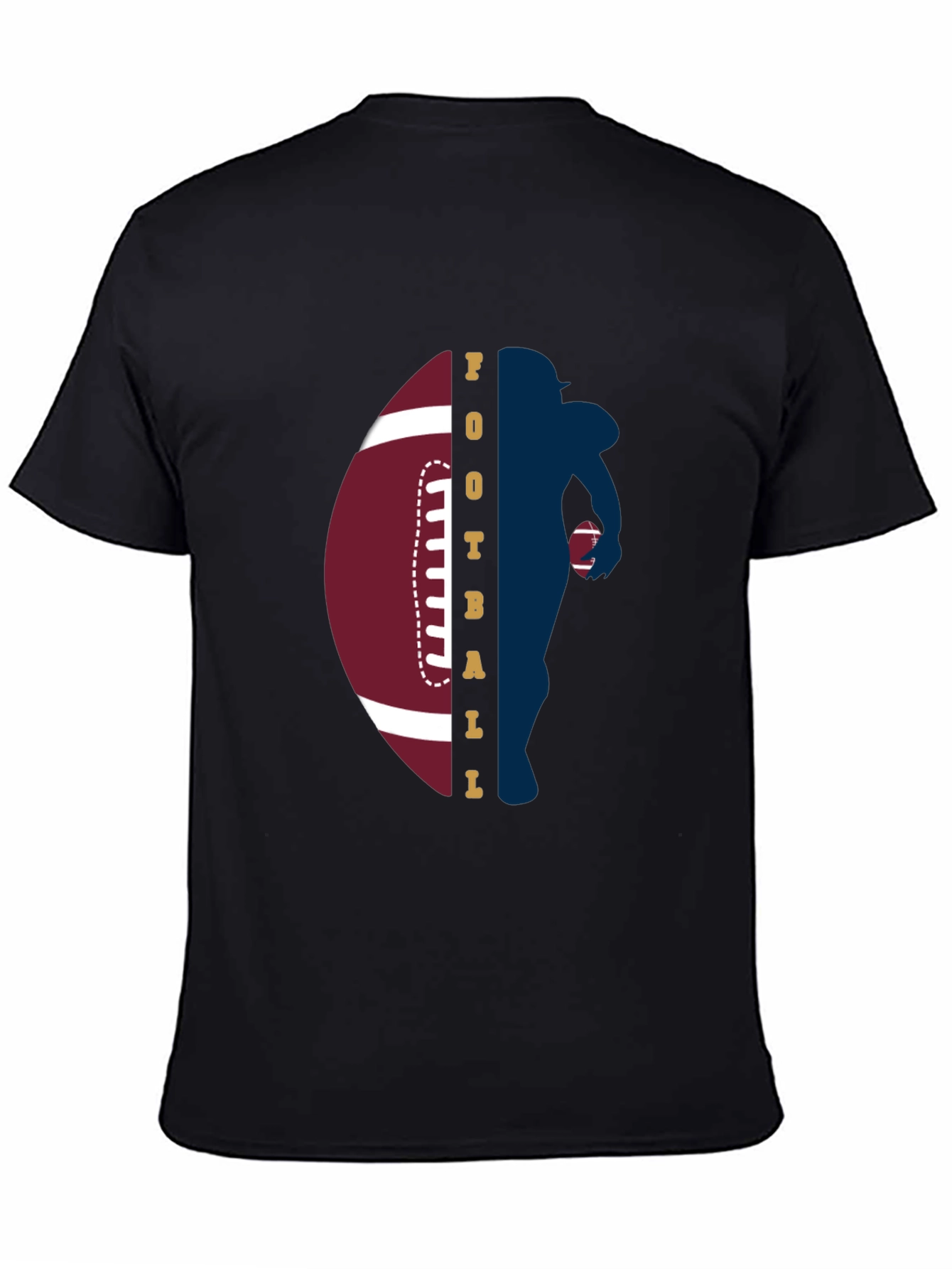 Football Player Graphic T-Shirt