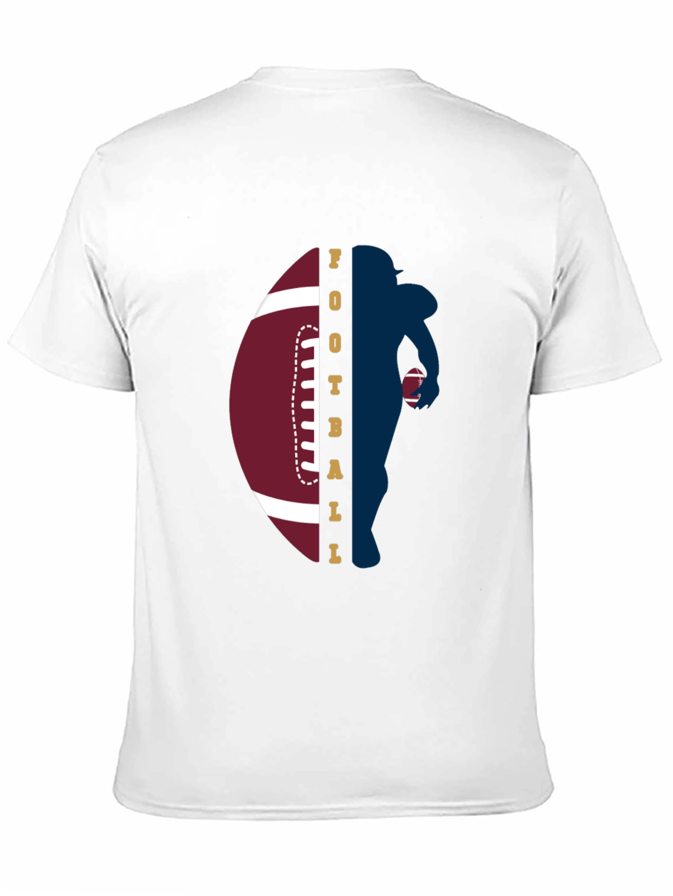 Football Player Graphic T-Shirt