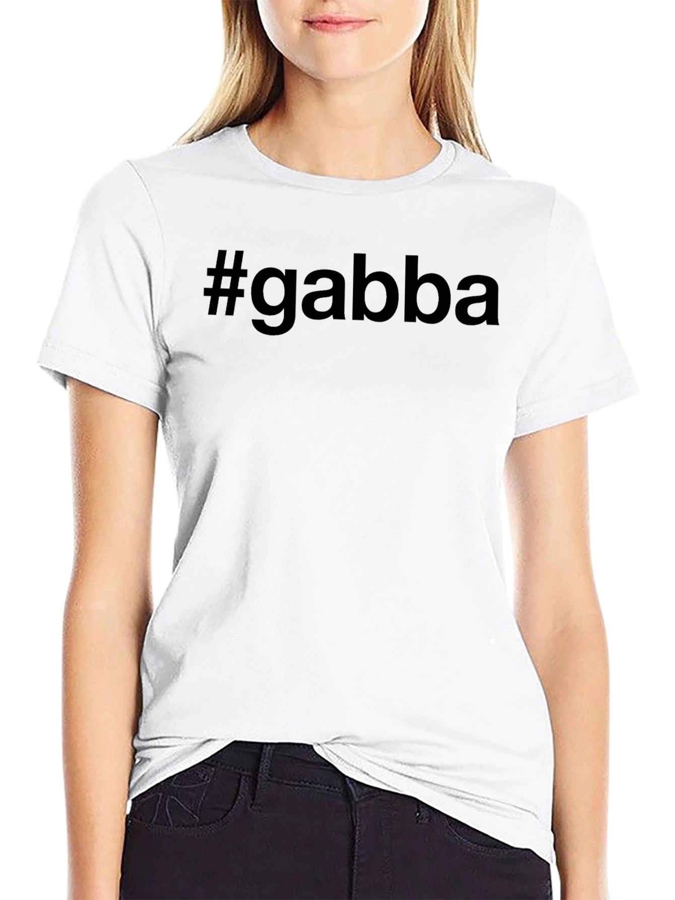 #gabba Black T-Shirt - Modern & Stylish