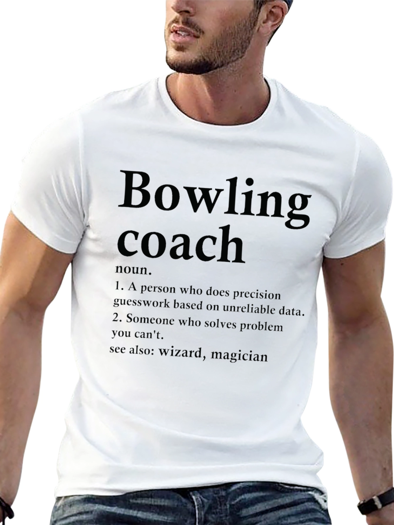Bowling Coach Definition T-Shirt - Funny Bowling Gift