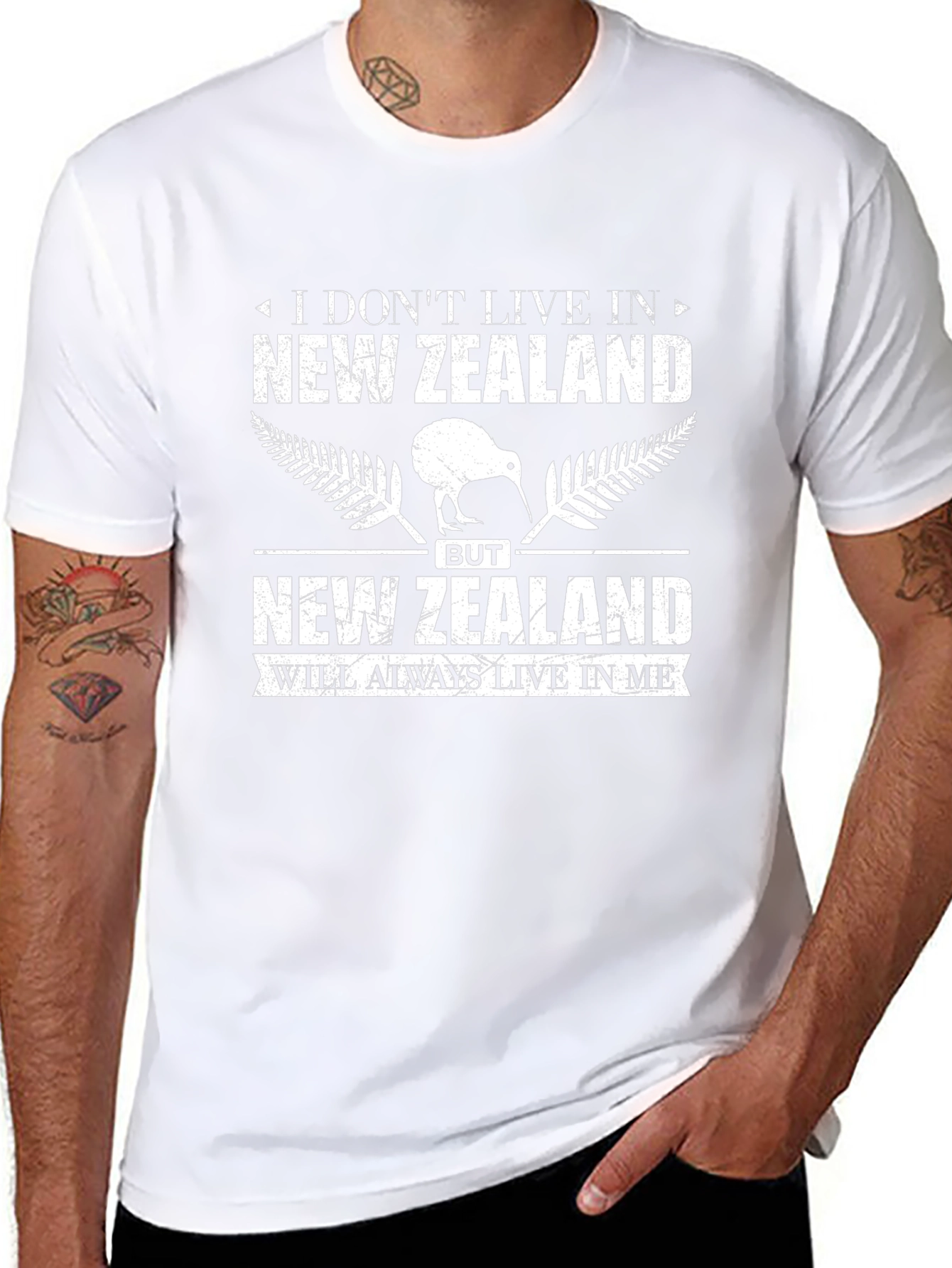 New Zealand Pride Tee - Black Graphic T-Shirt