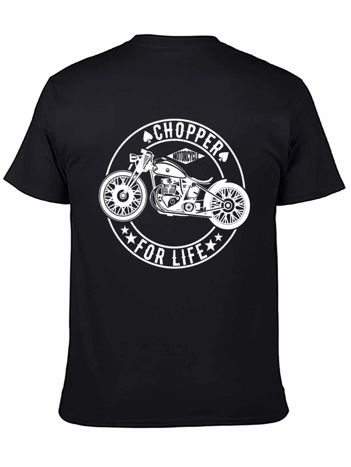 Chopper For Life Black T-Shirt