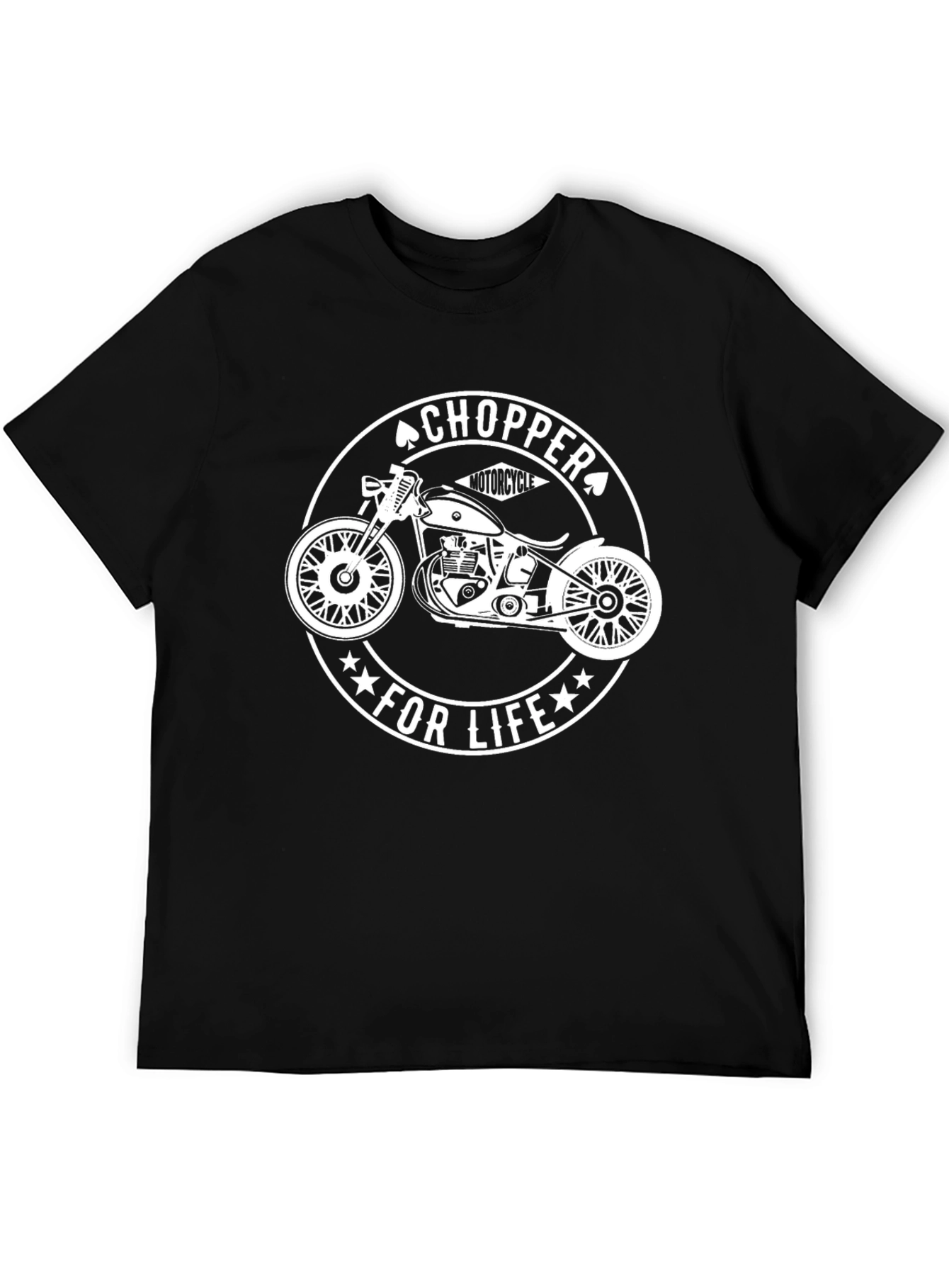 Chopper For Life Black T-Shirt