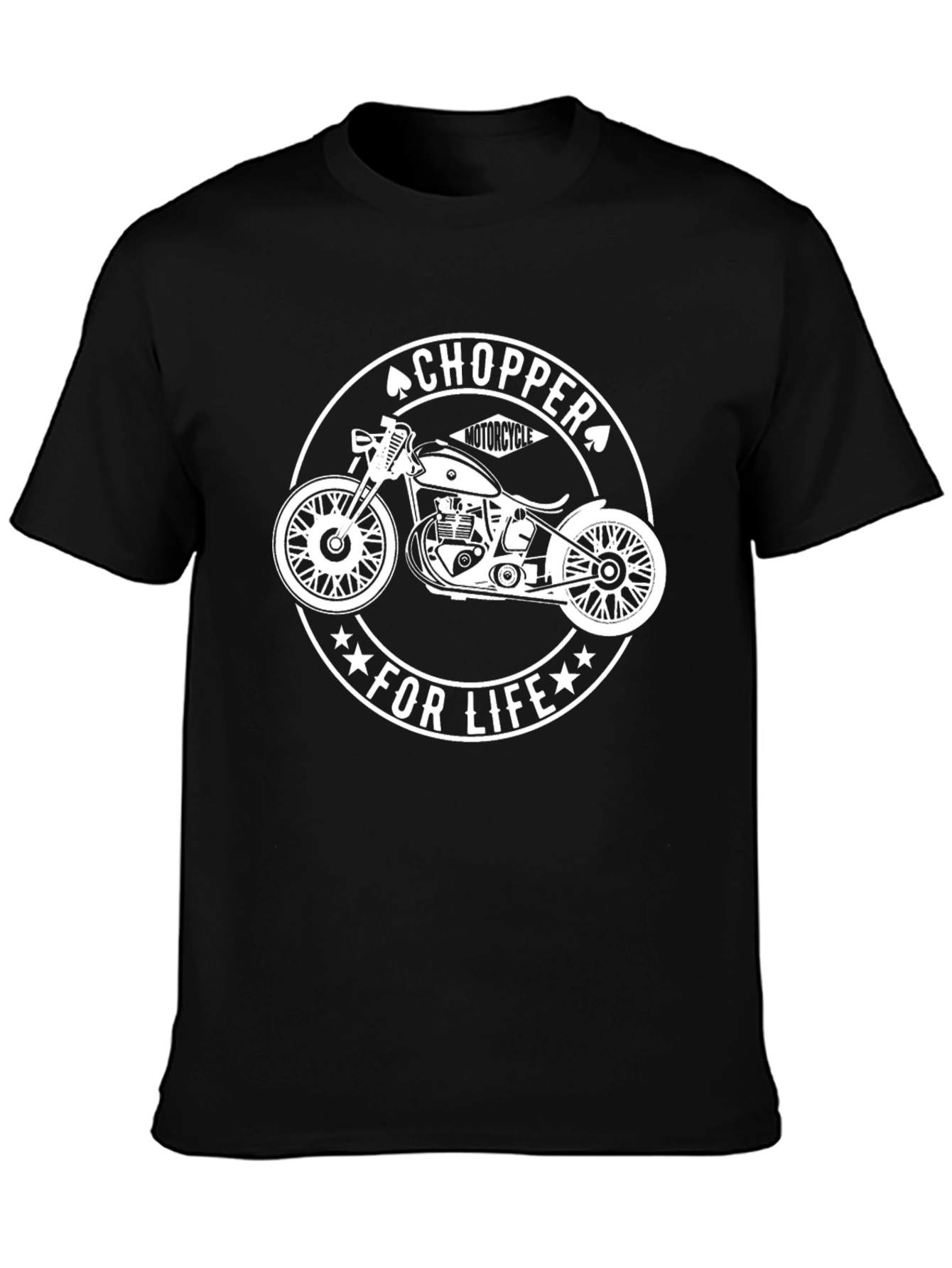 Chopper For Life Black T-Shirt