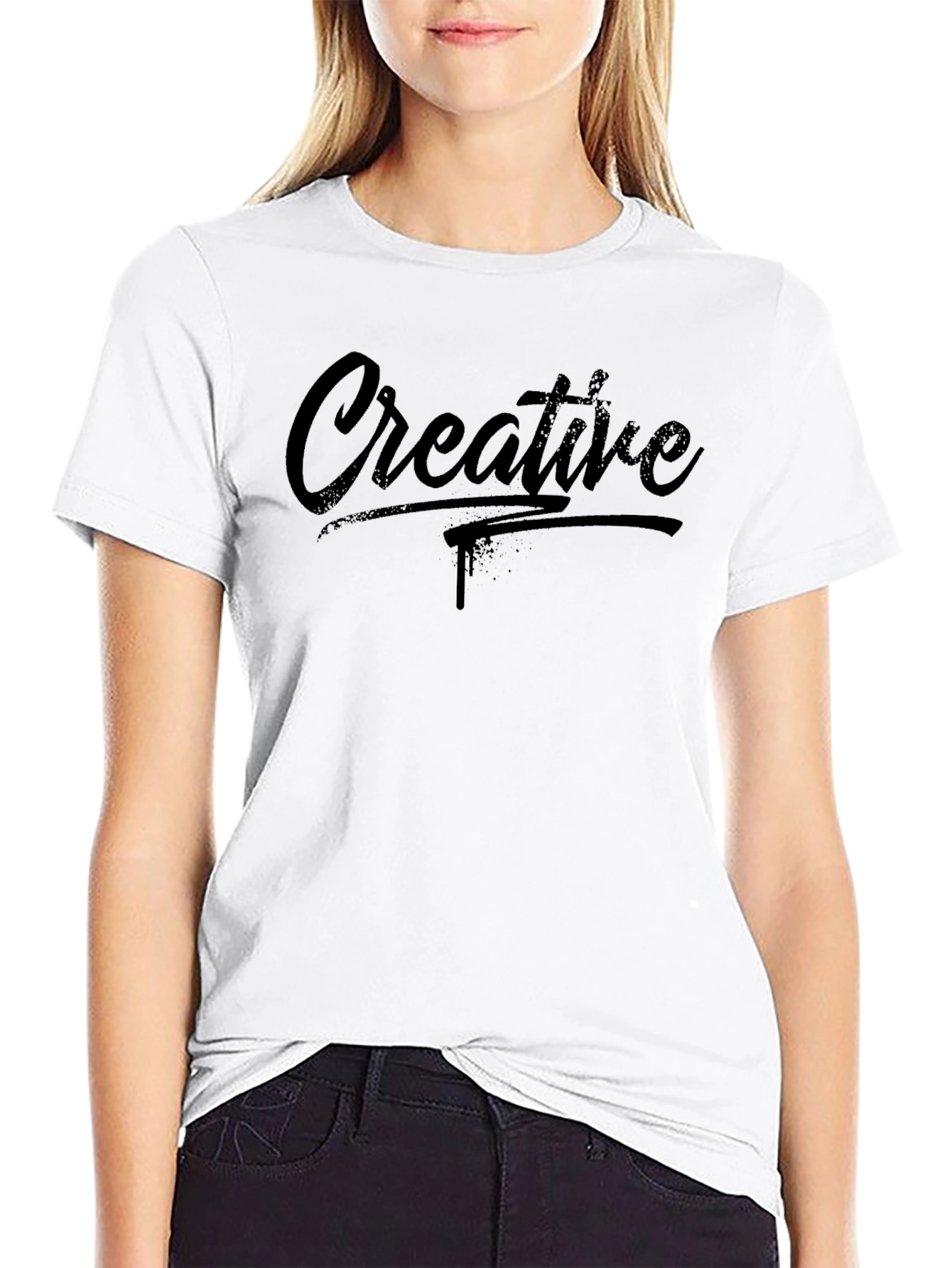 Creative Graphic Print T-Shirt